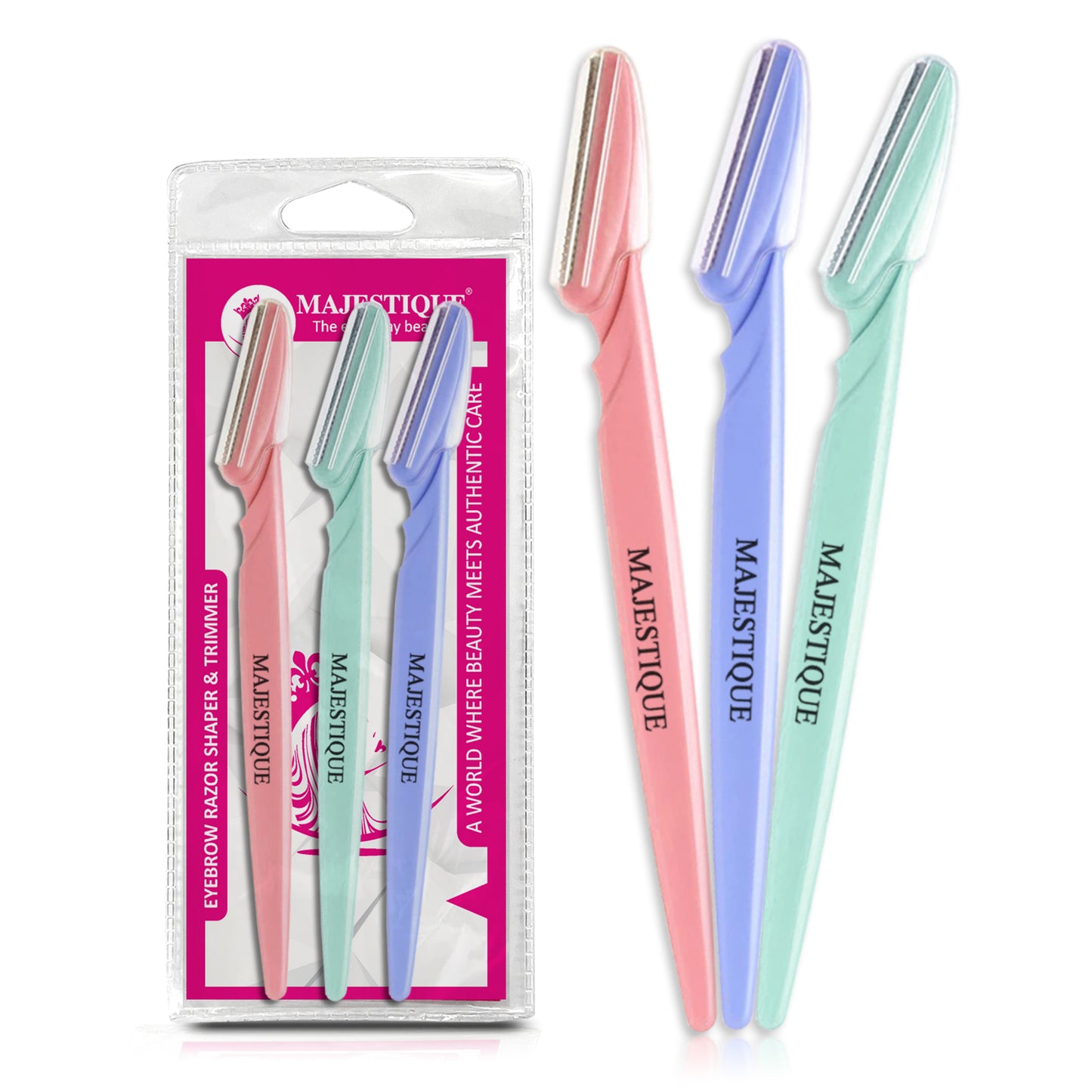 EYEBROW RAZOR SHAPER & TRIMMER (3PCS) -New Pack