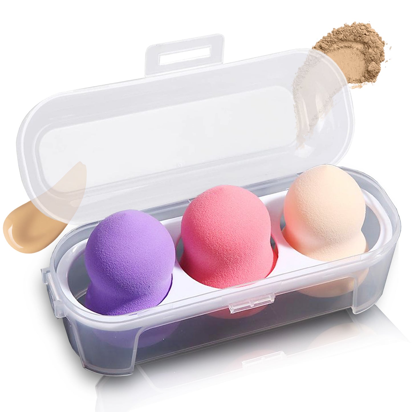 MAKEUP BLENDER SET (3PCS) Color May Vary FC80