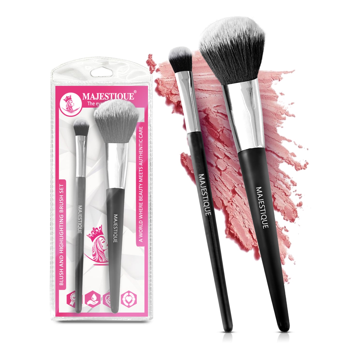 BLUSH AND HIGHLIGHTING BRUSH SET (2 PC) FC123
