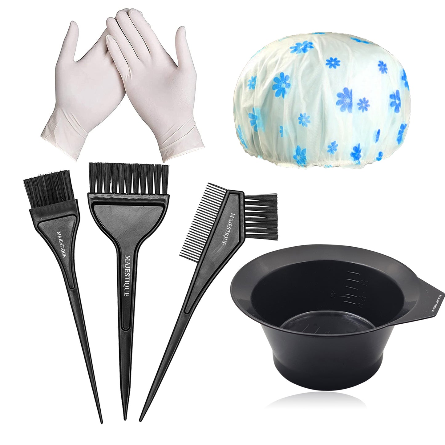 DYE BRUSH AND BOWL SET(PACK OF 6) CMB528