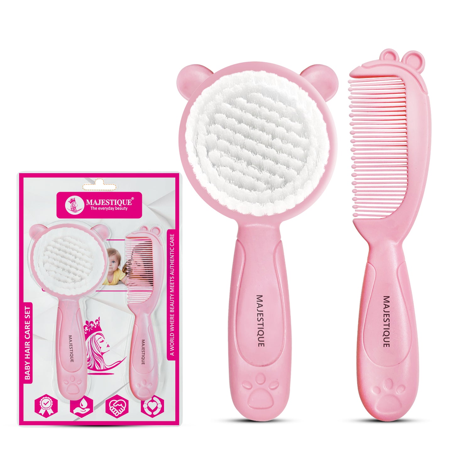 BABY HAIR CARE SET HR185_PINK