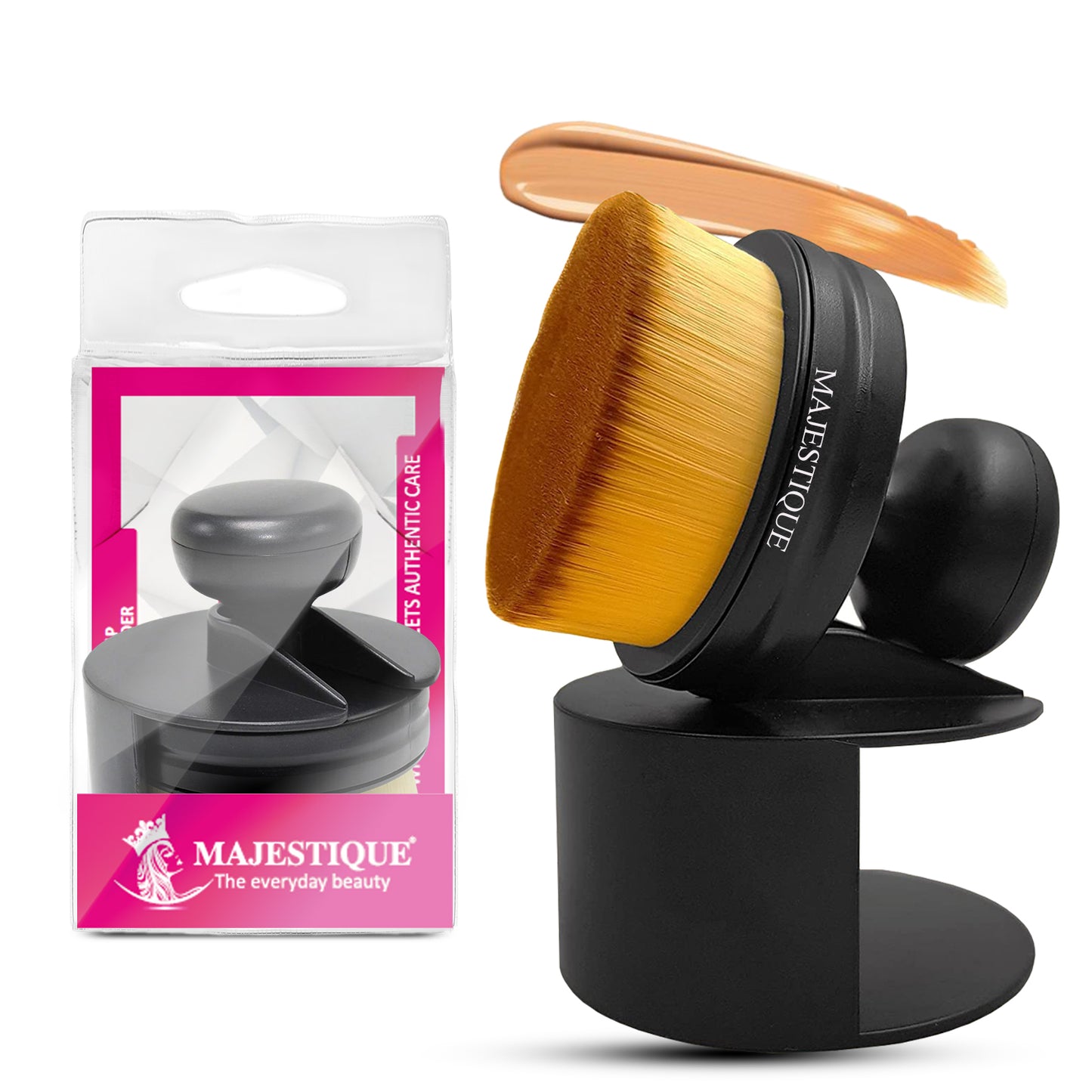 Circle Make Up Brush With Holder FC4
