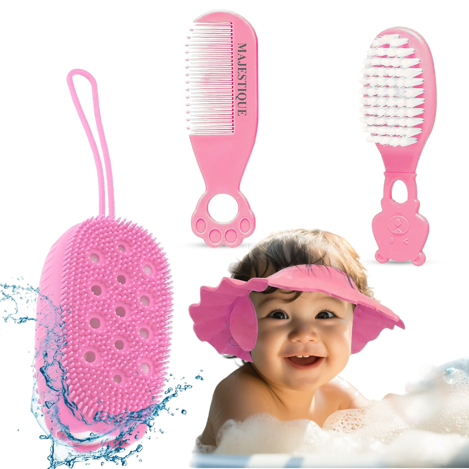 Buy Baby Bathing Grooming Kit- Majestique - Main Image