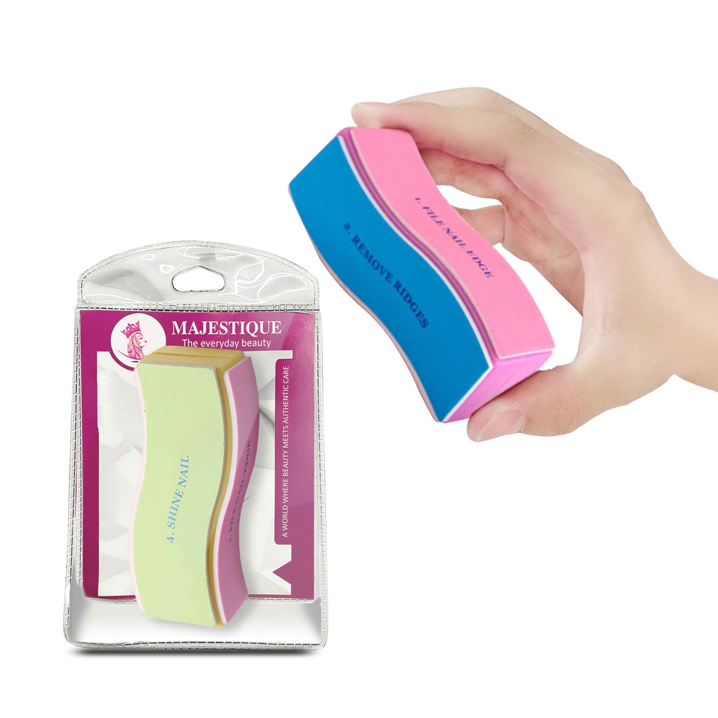Manicure 4 Action Nail Buffer Color May Vary FN317