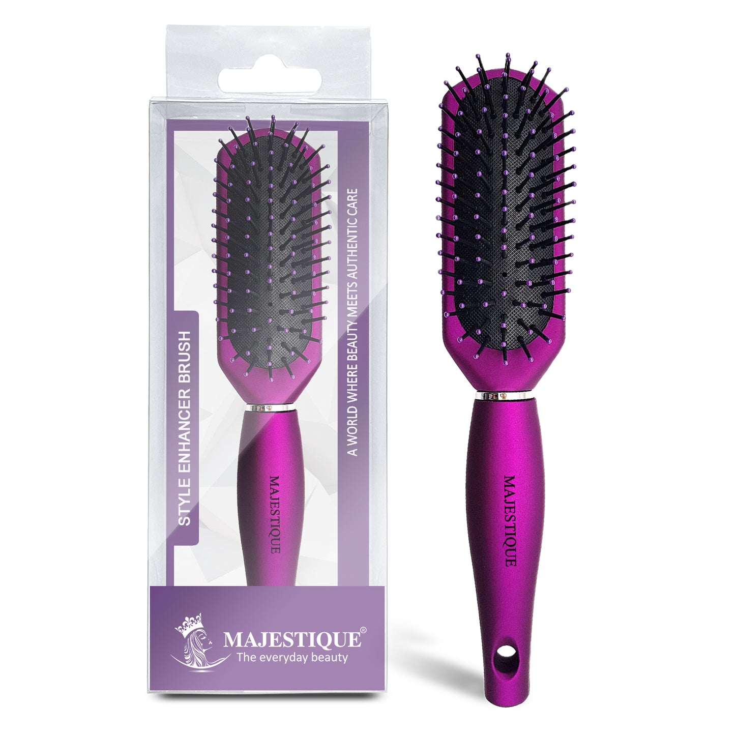PURPLE Style Enhancer VENT Hair Brush HR106