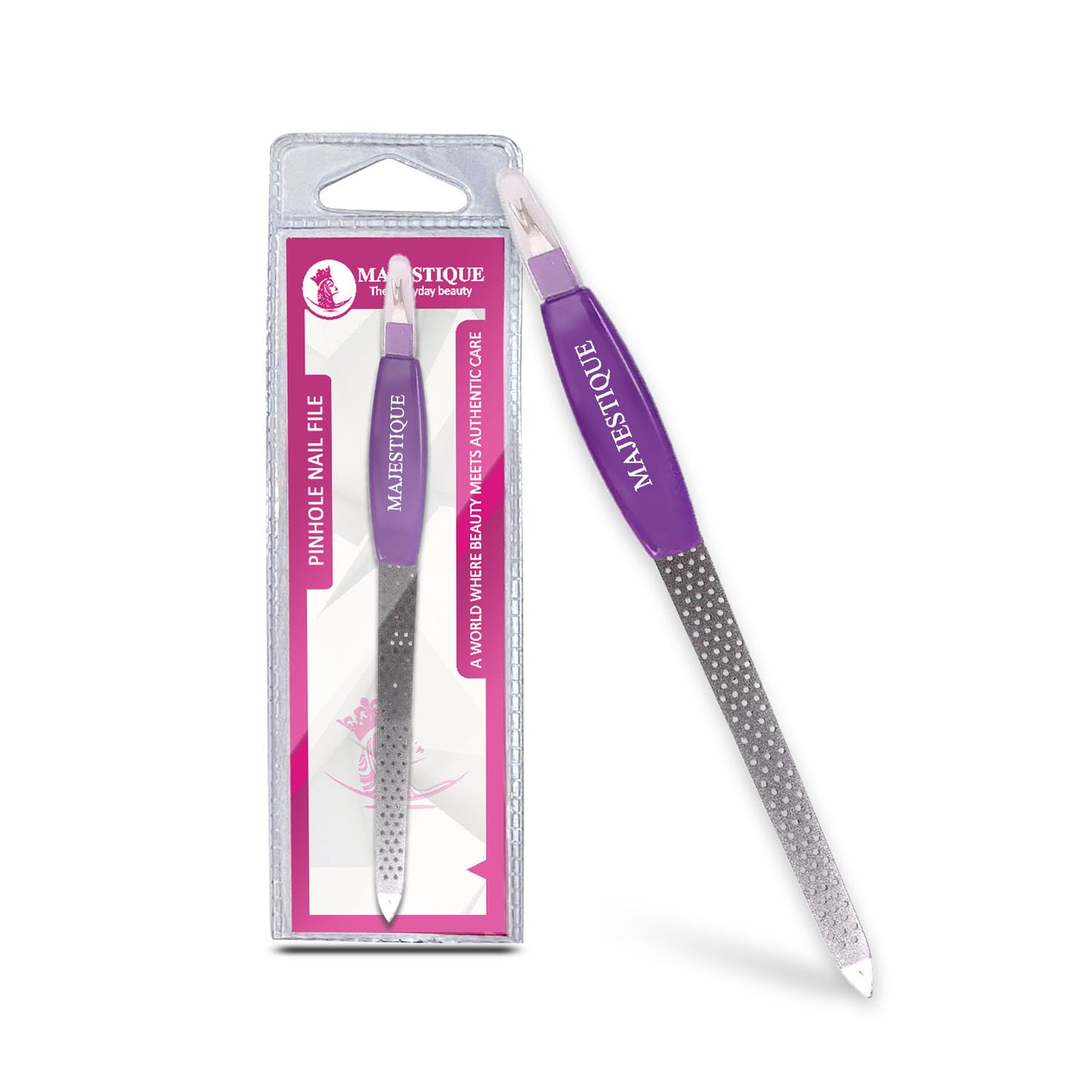 NAIL FILER PINHOLE DESIGN Color May Vary FN323