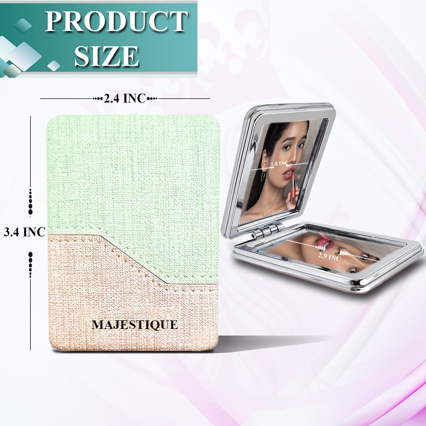 MATTE Magnifying Compact Mirror FC26