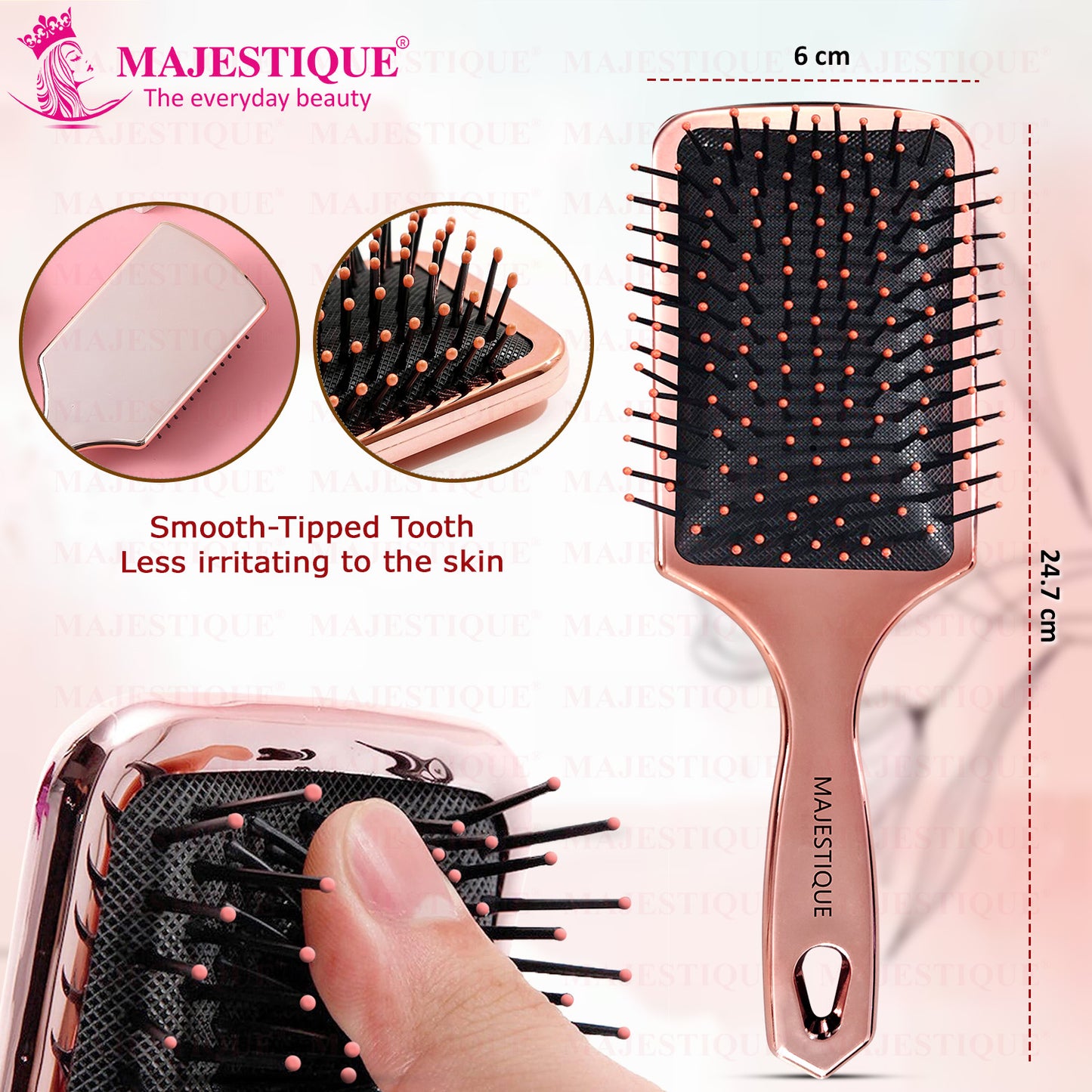 CHROME PLATED COPPER PADDLE HAIR HR179