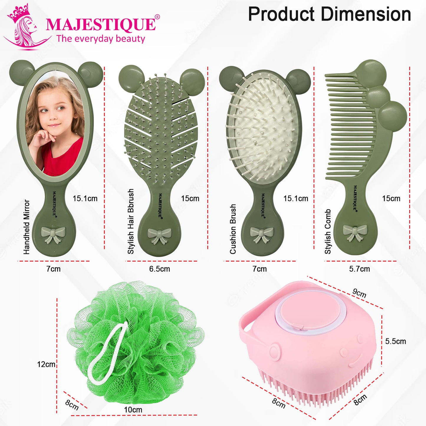BABY GROOMING AND BATH KIT (PACK OF 6)Multicolor CMB546