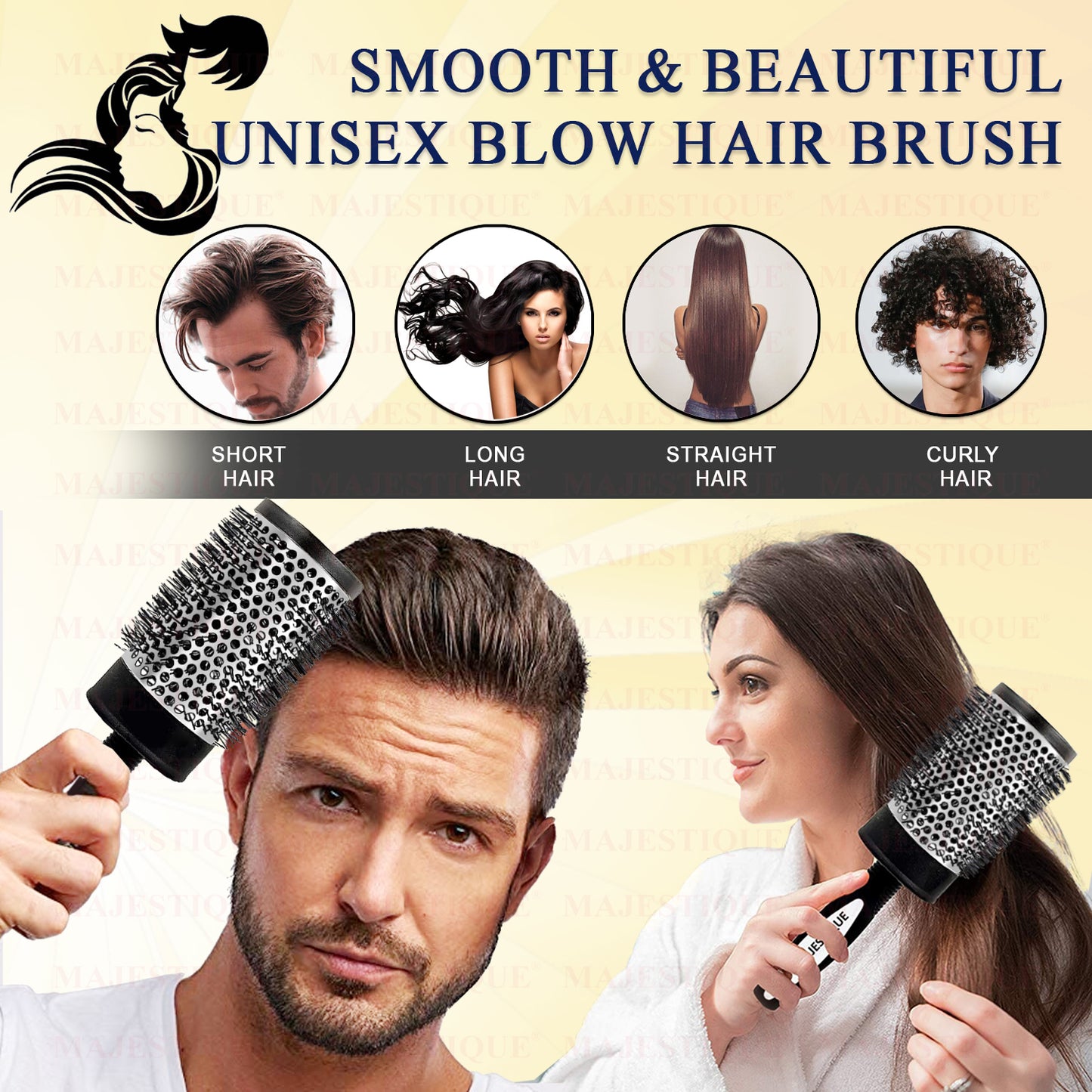 BLOW DRY ROLLER BRUSH BIG SIZE HR158