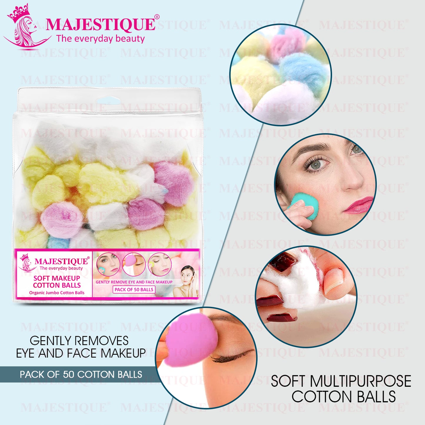COTTON MAKEUP BALLS (50PCS) FC69