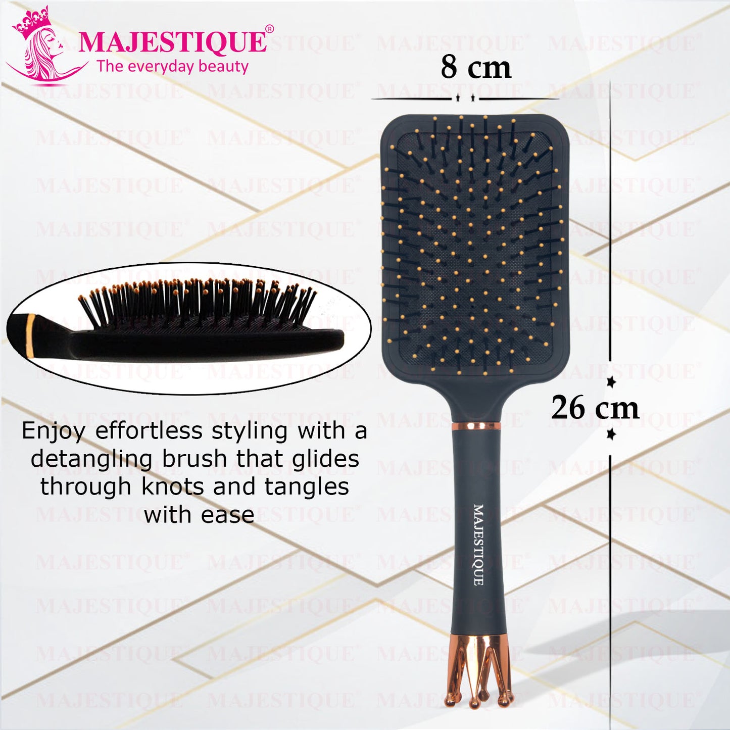 PADDLE ROYAL BLACK BRUSH HR152
