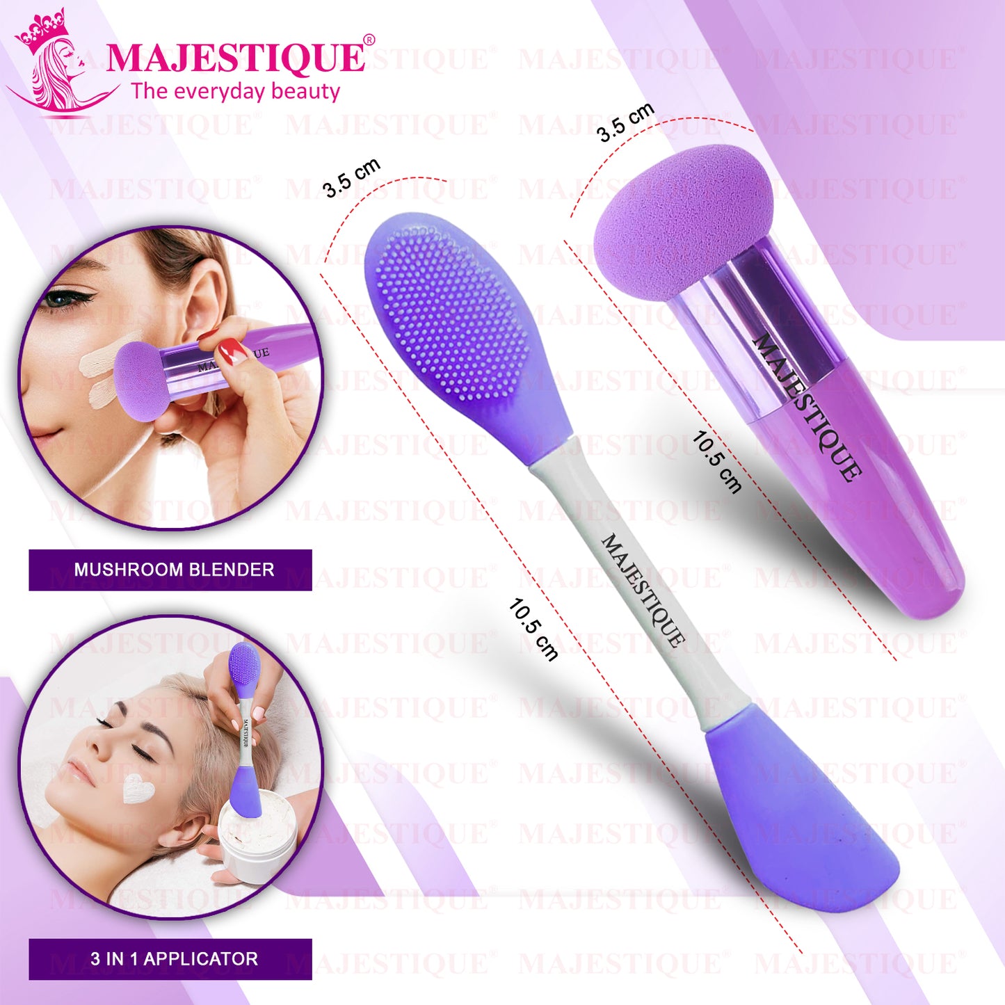 FACE CLEANSER & FACE SPONGE SET (PACK OF 3) CMB547