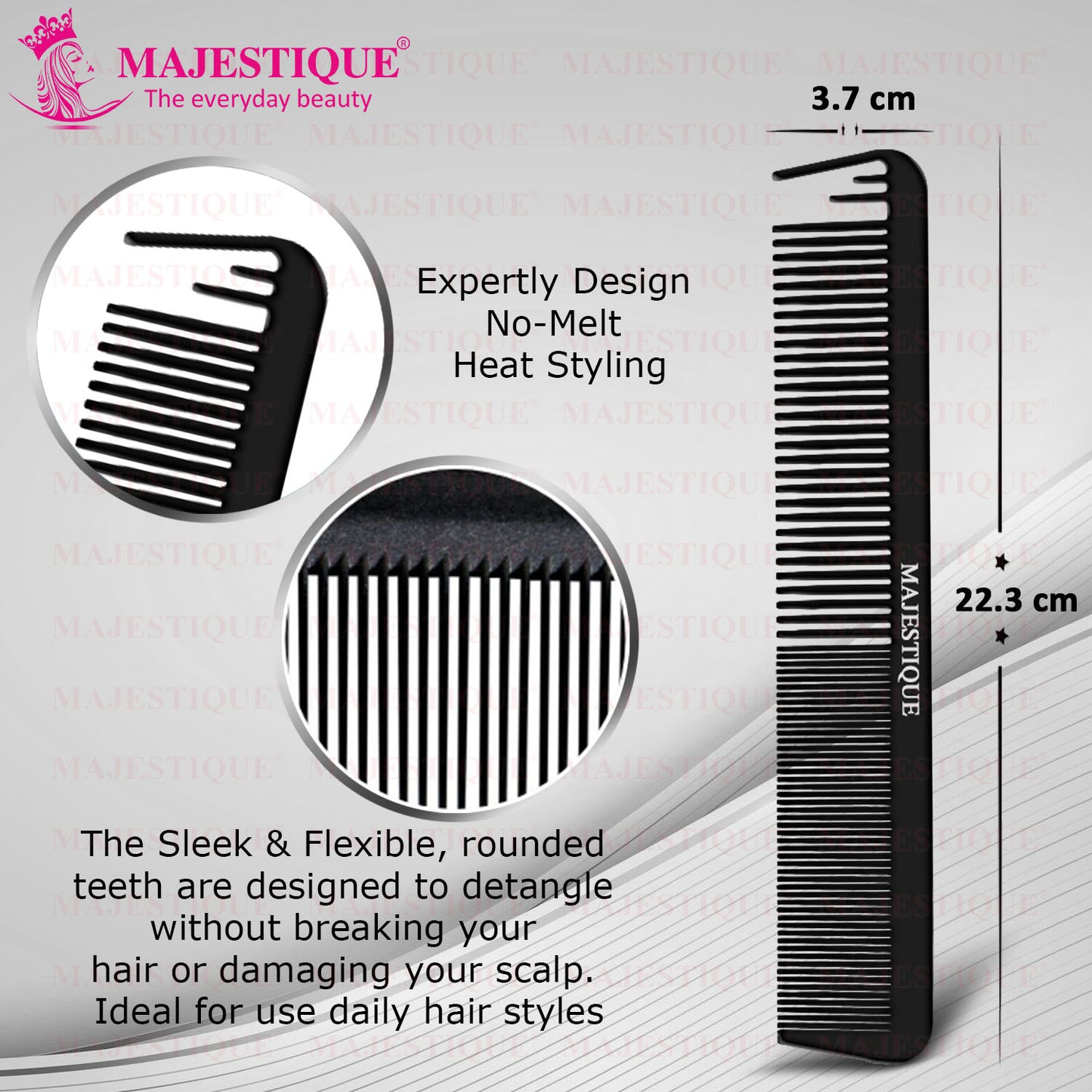 HAIR COMB WITH SECTIONAL HR123