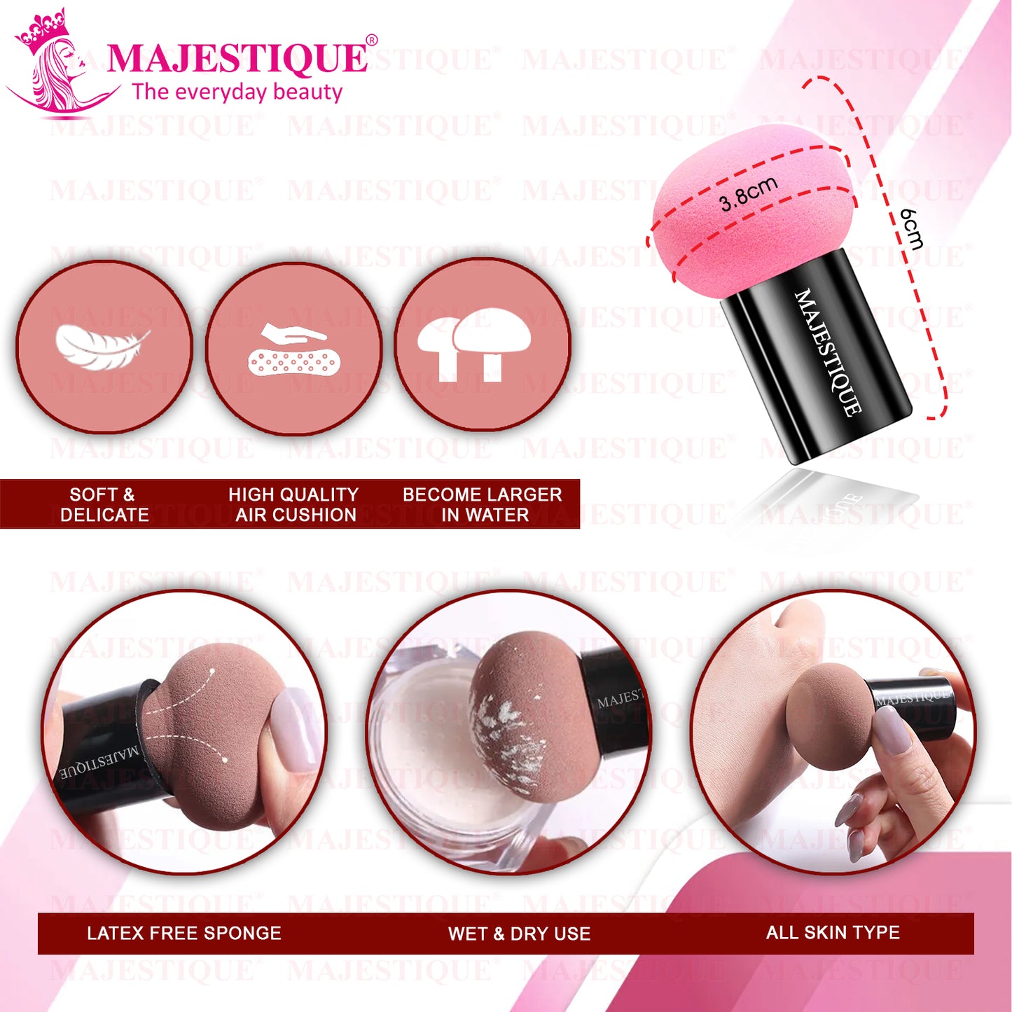 MUSHROOM BEAUTY BLENDER SPONGE FC71