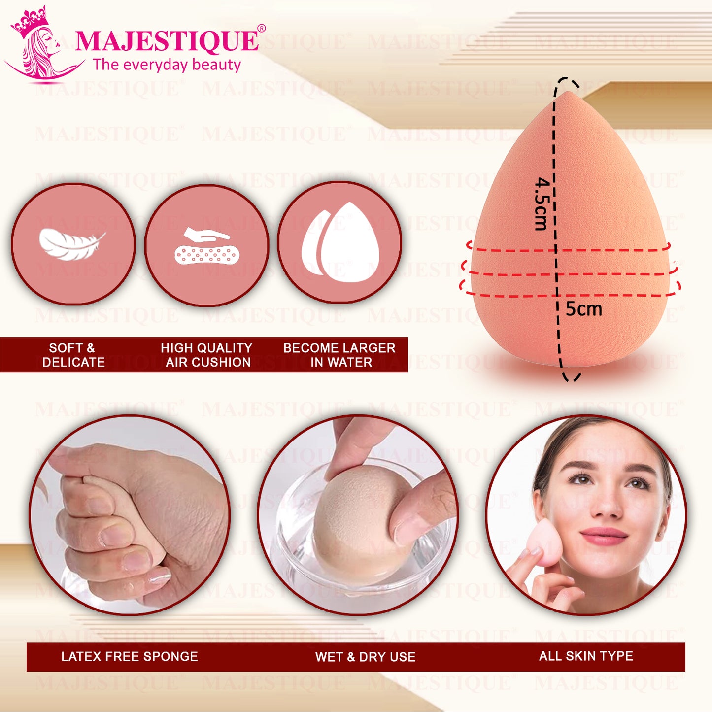Beauty Sponge Color May Vary FC41