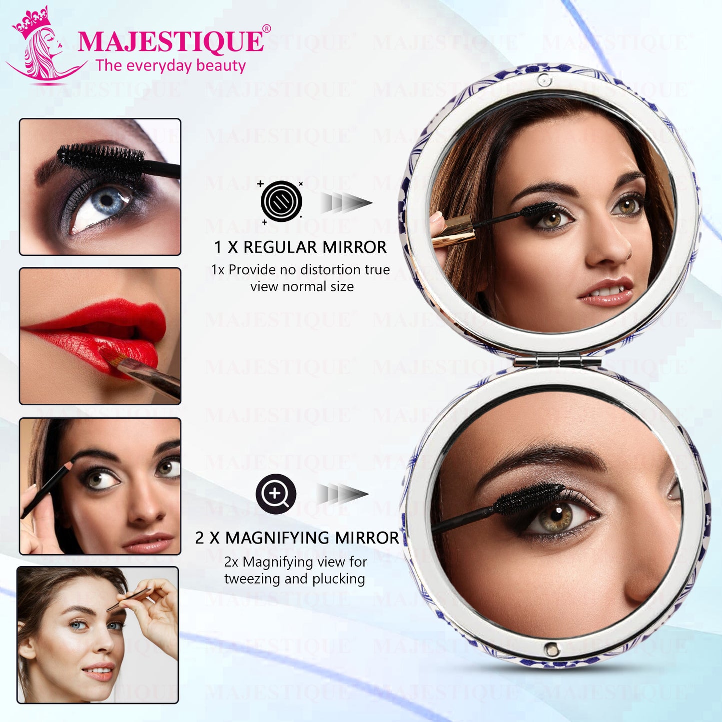 PREMIUM ROUND MAGNIFYING MIRROR Multicolour FC118