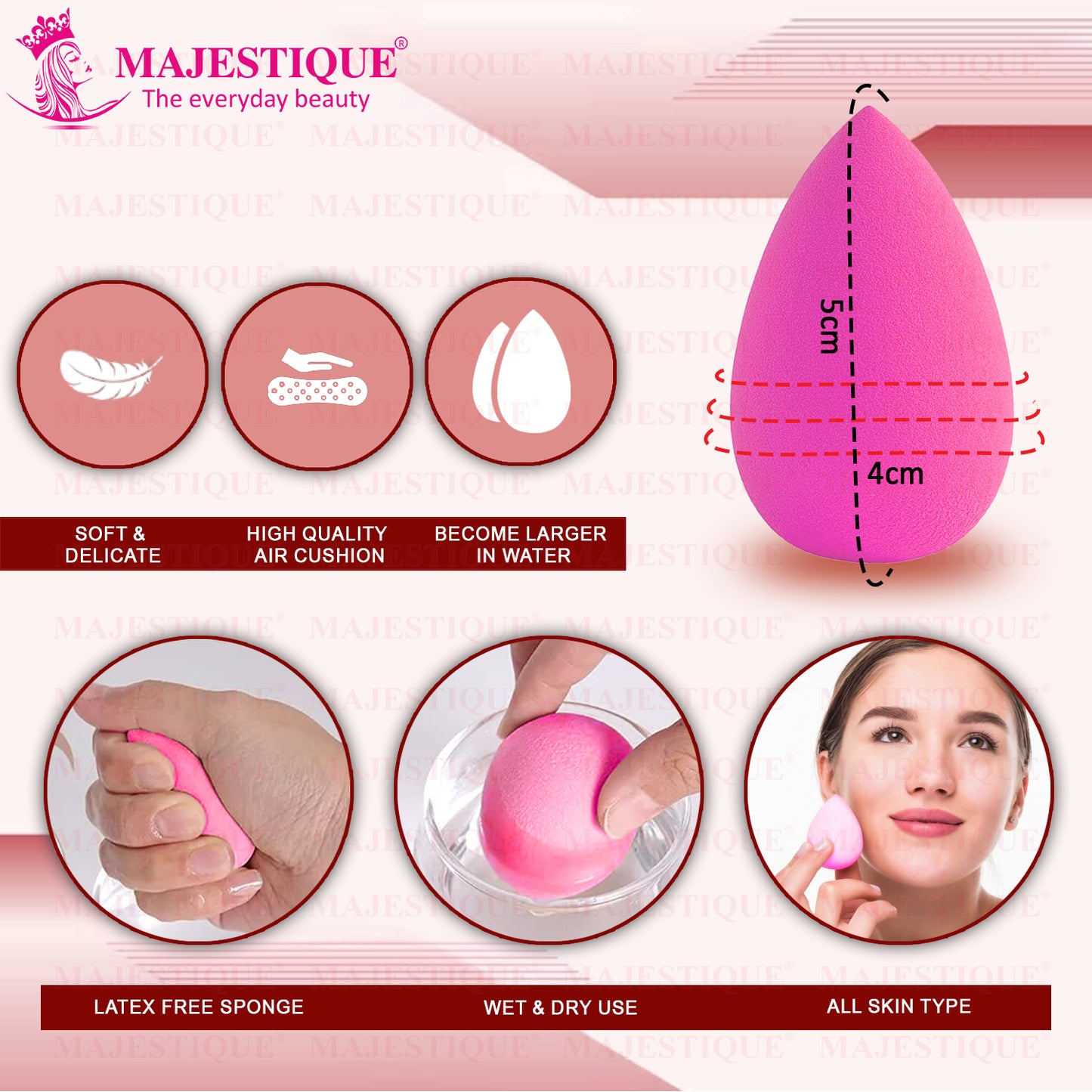 DROP SHAPE Make Up Blender Sponge FC14
