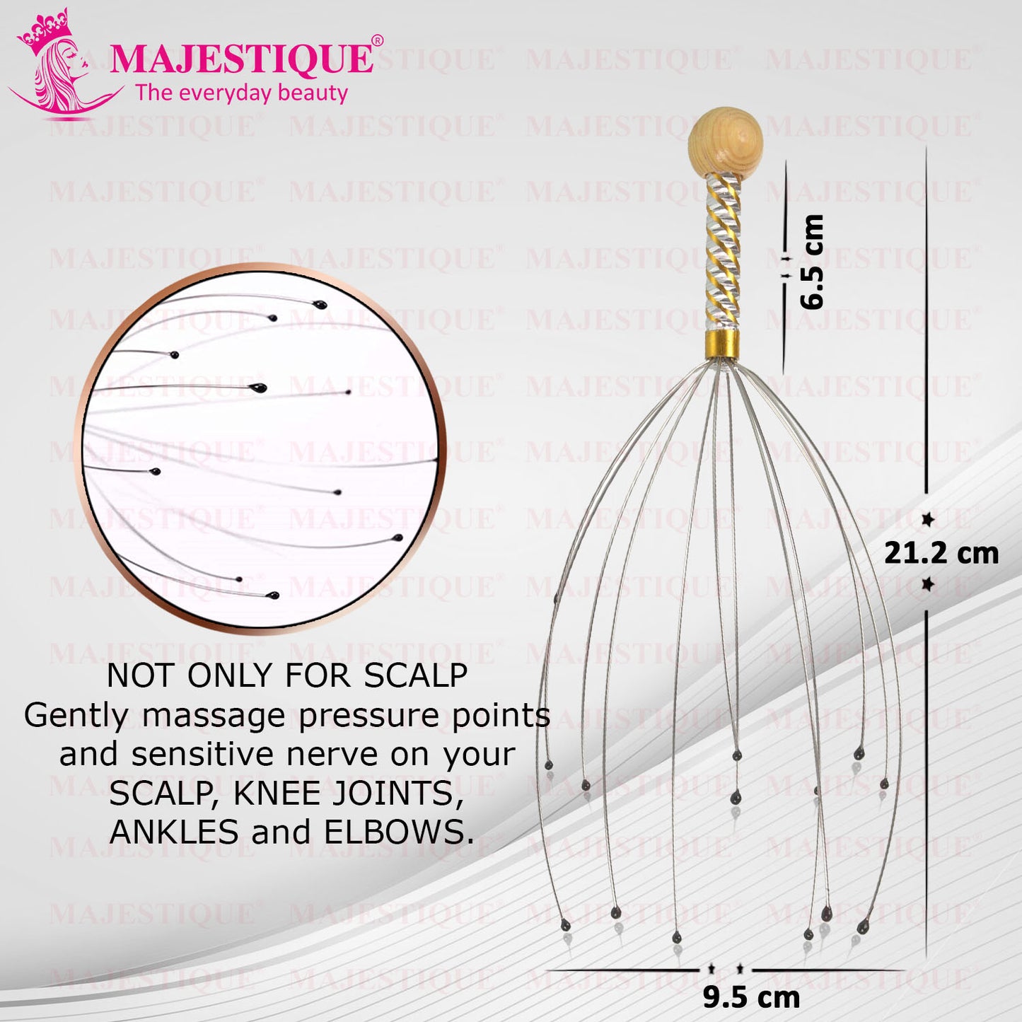 HEAD AND SCALP MASSAGER Color May Vary HR134