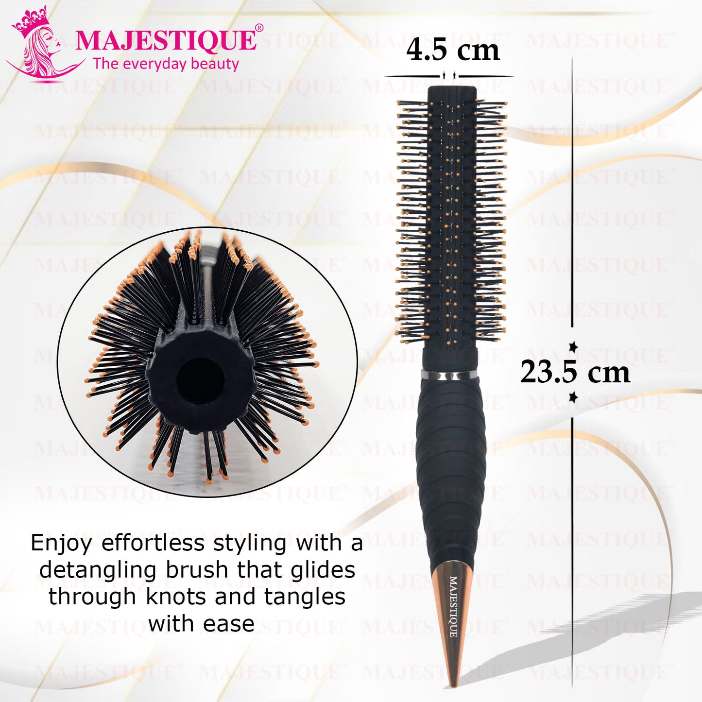 ROLLER ROYAL TIP BLACK BRUSH HR157