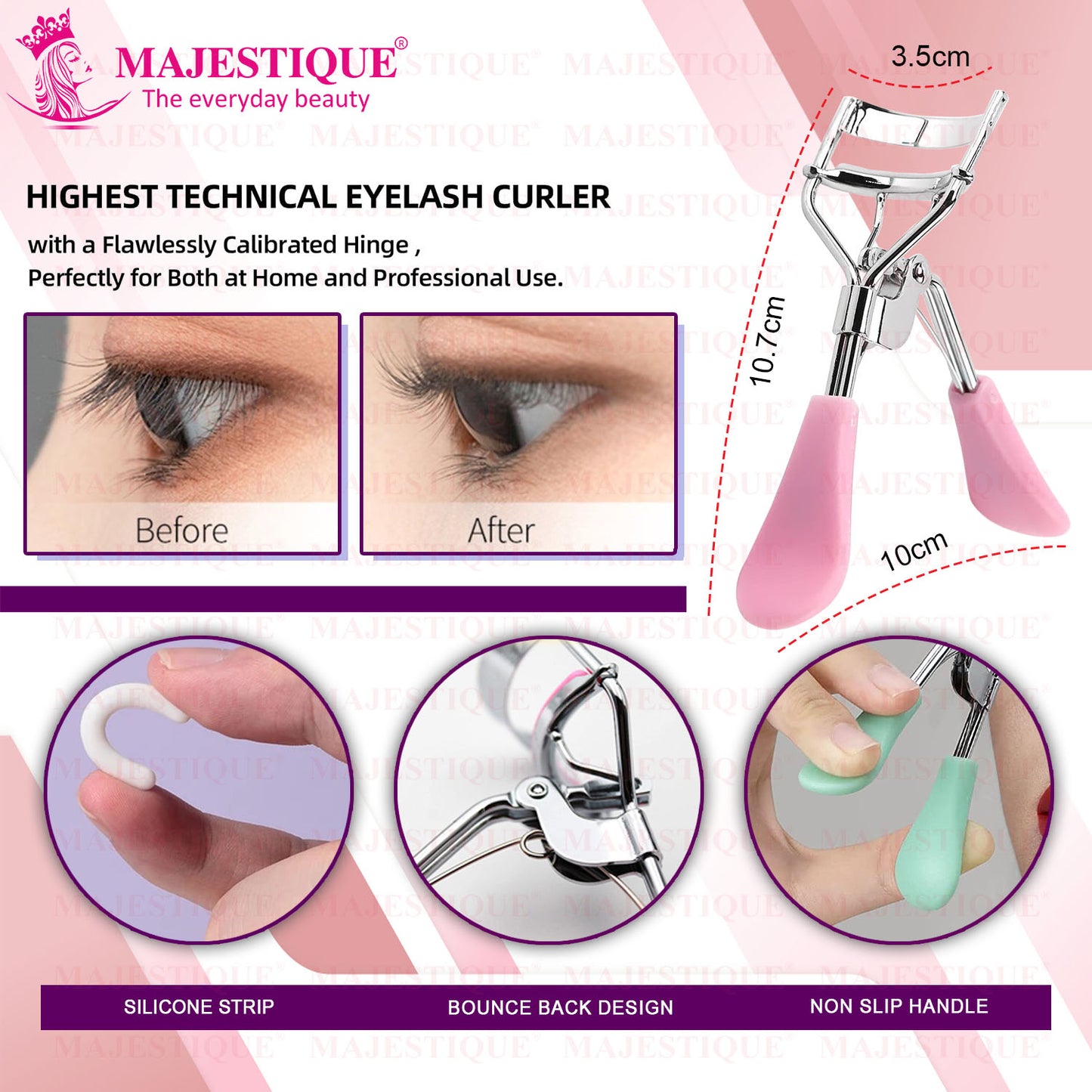 PREMIUM EYE LASH CURLER Multicolor FC52