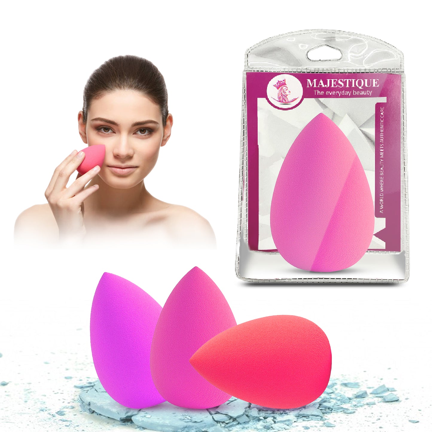 DROP SHAPE Make Up Blender Sponge FC14
