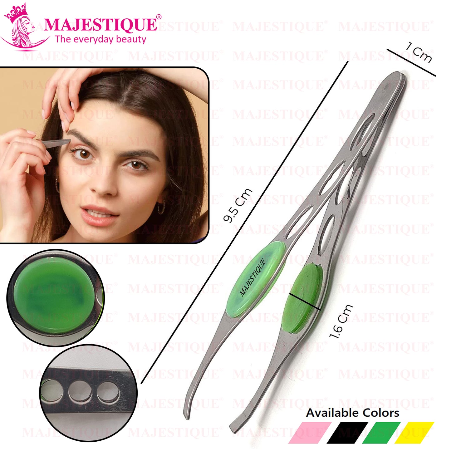 WIDE SLANT TIP TWEEZER Multicolor FC55