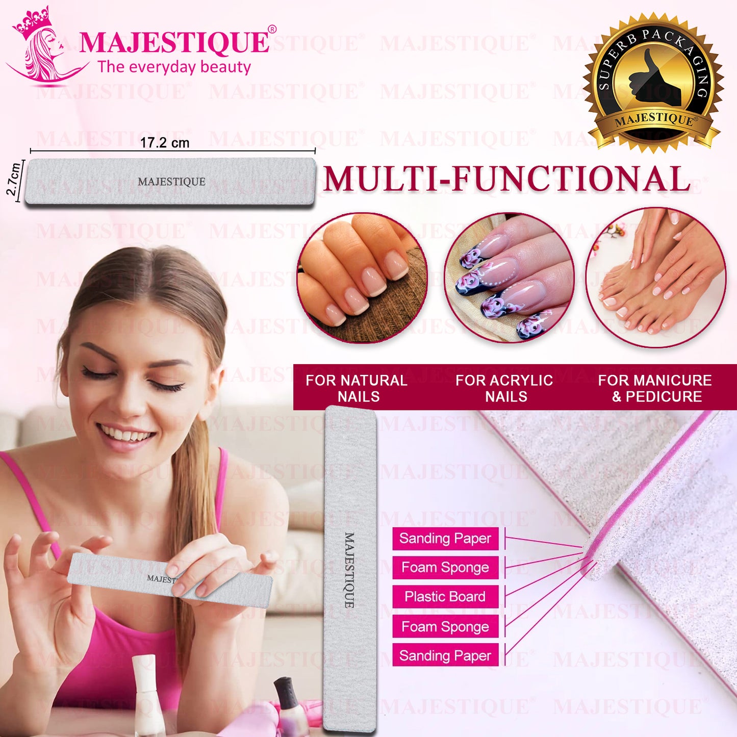 Flat Nail Filer FN305