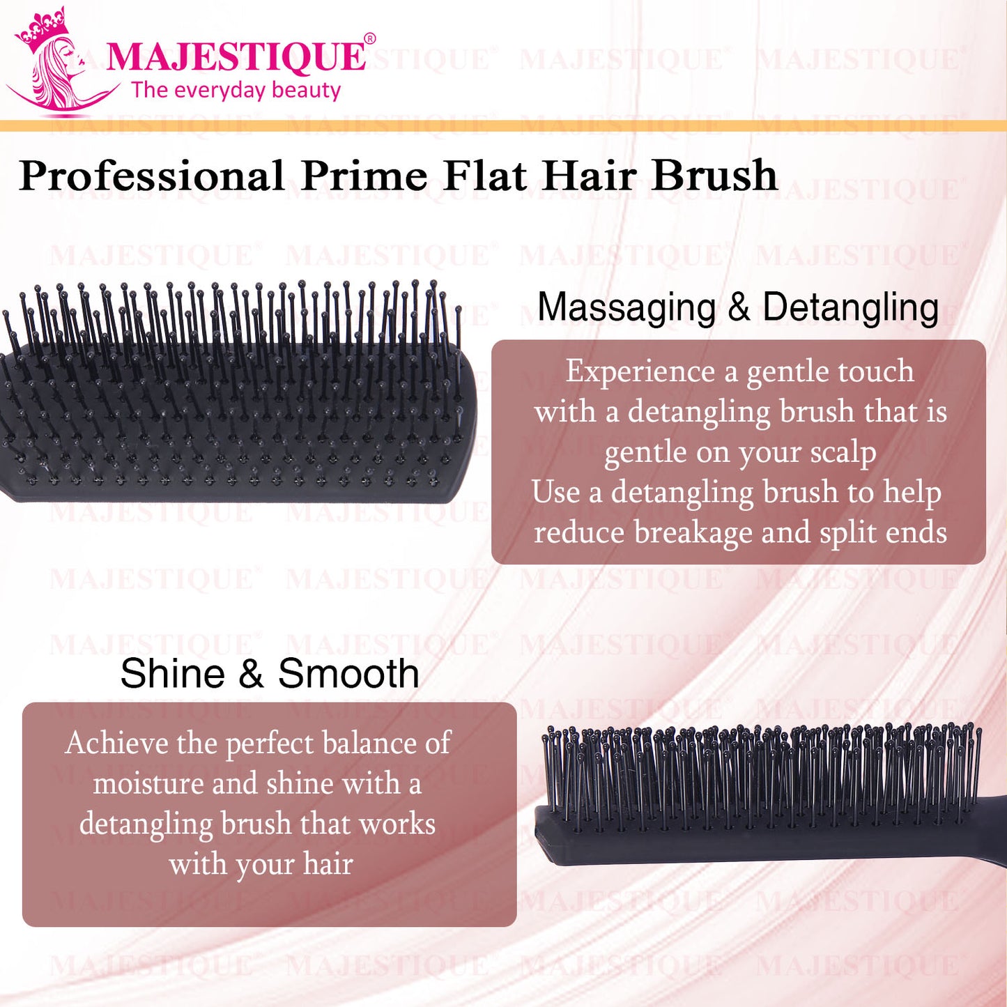 PRIME BLACK VENT HAIR BRUSH HR131
