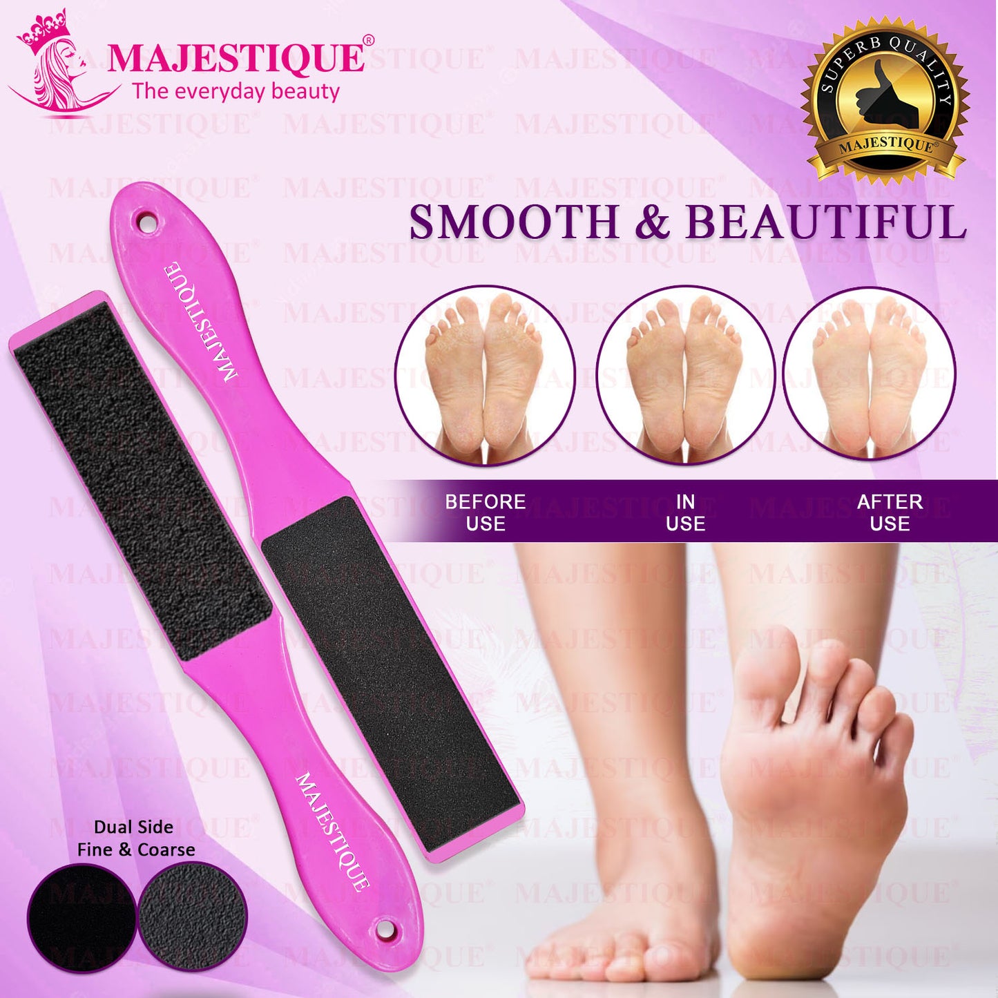 TWO-SIDED LONG FOOT FILER Color May Vary FN304