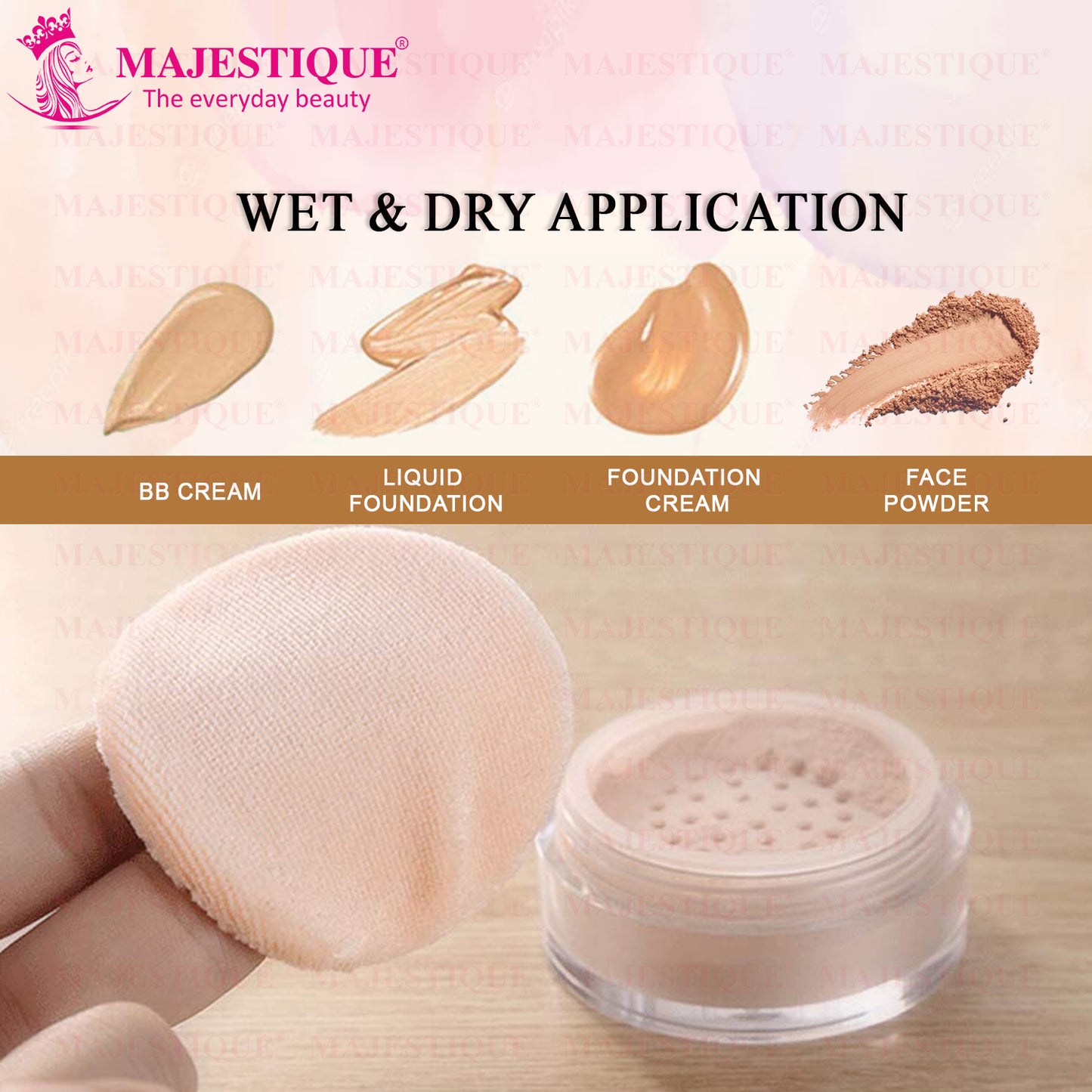 Ultra Soft Make-Up Powder Puff FC17