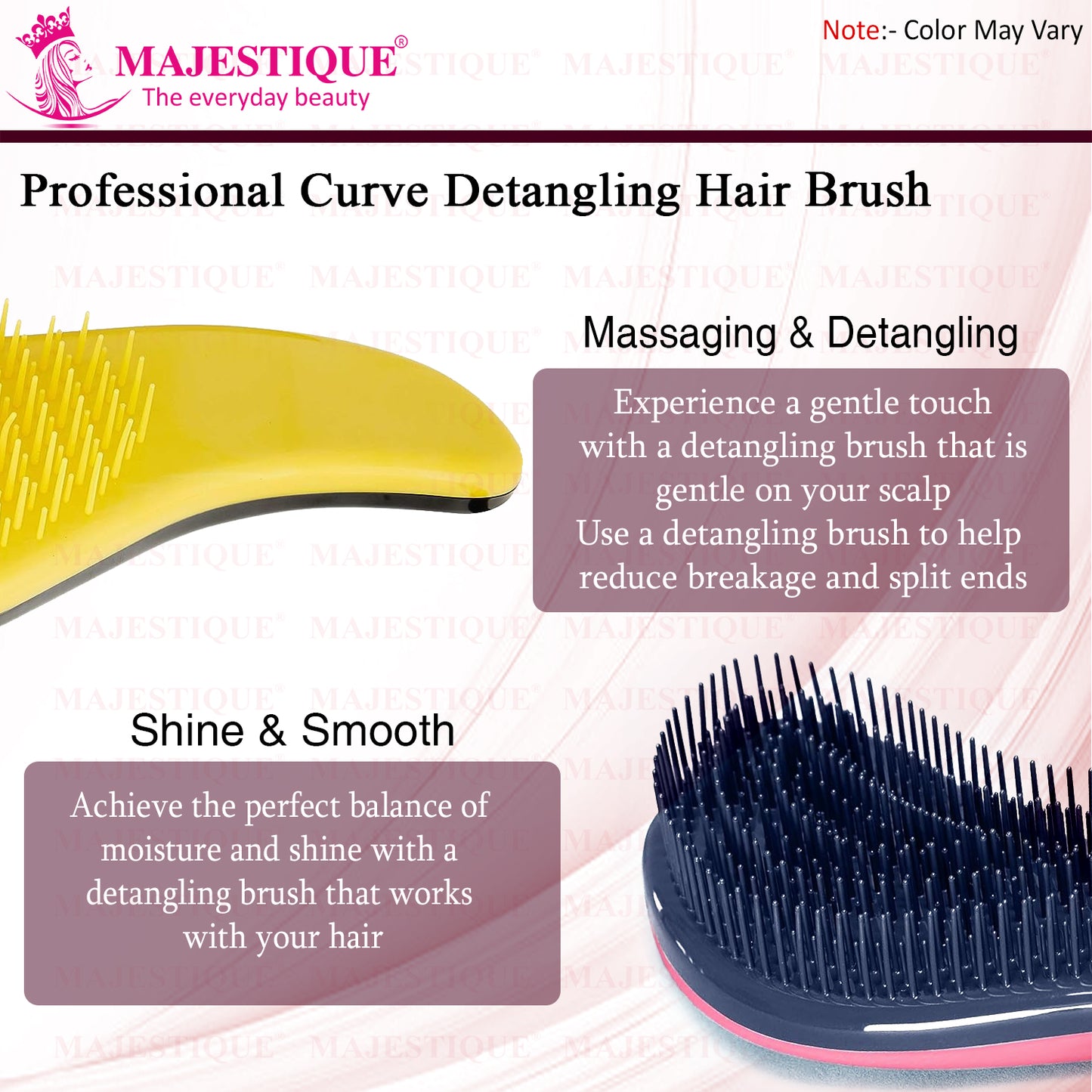 CURVE DETANGLING HAIR BRUSH  Multicolor HR130