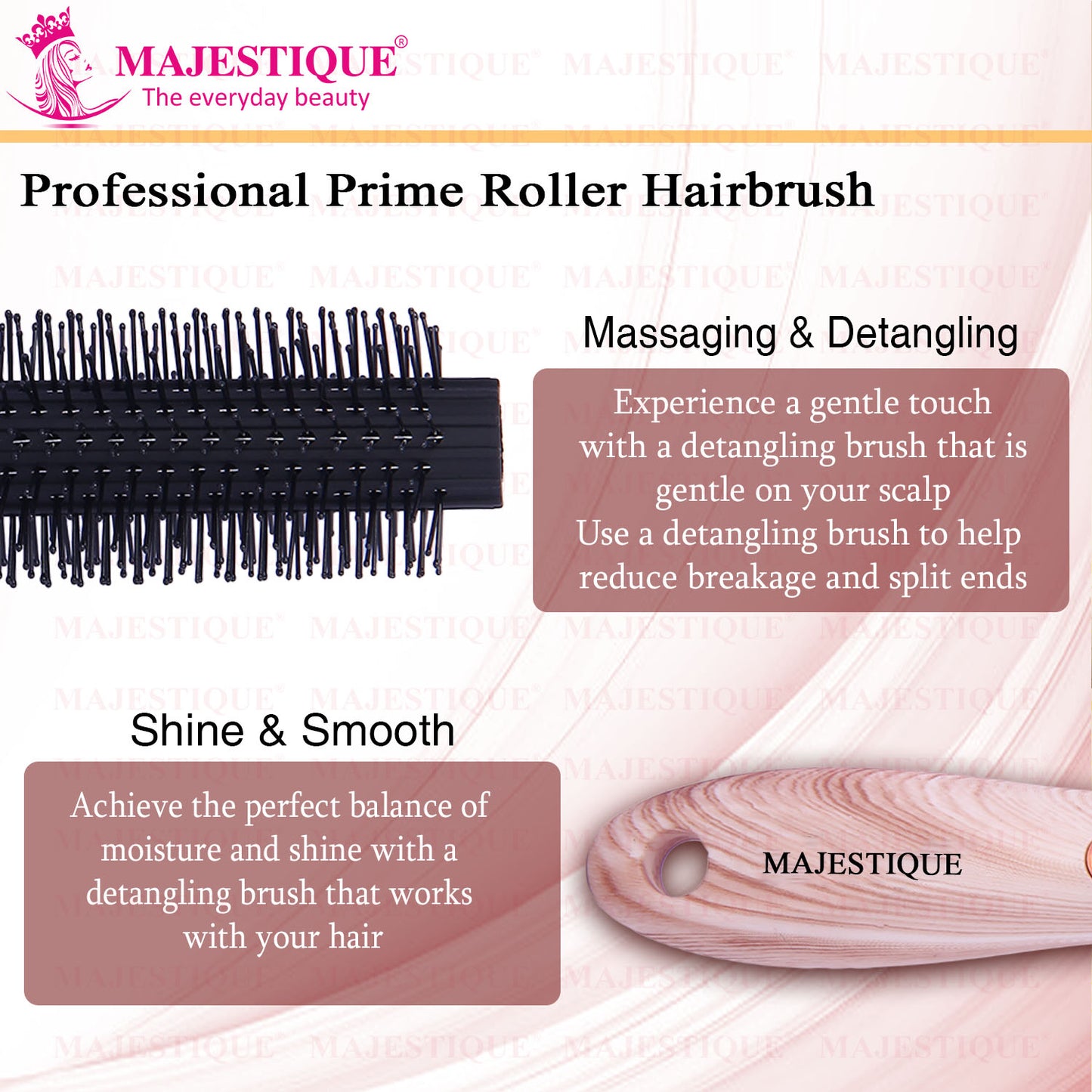 PRIME ROLLER ROUND HAIR BRUSH HR132