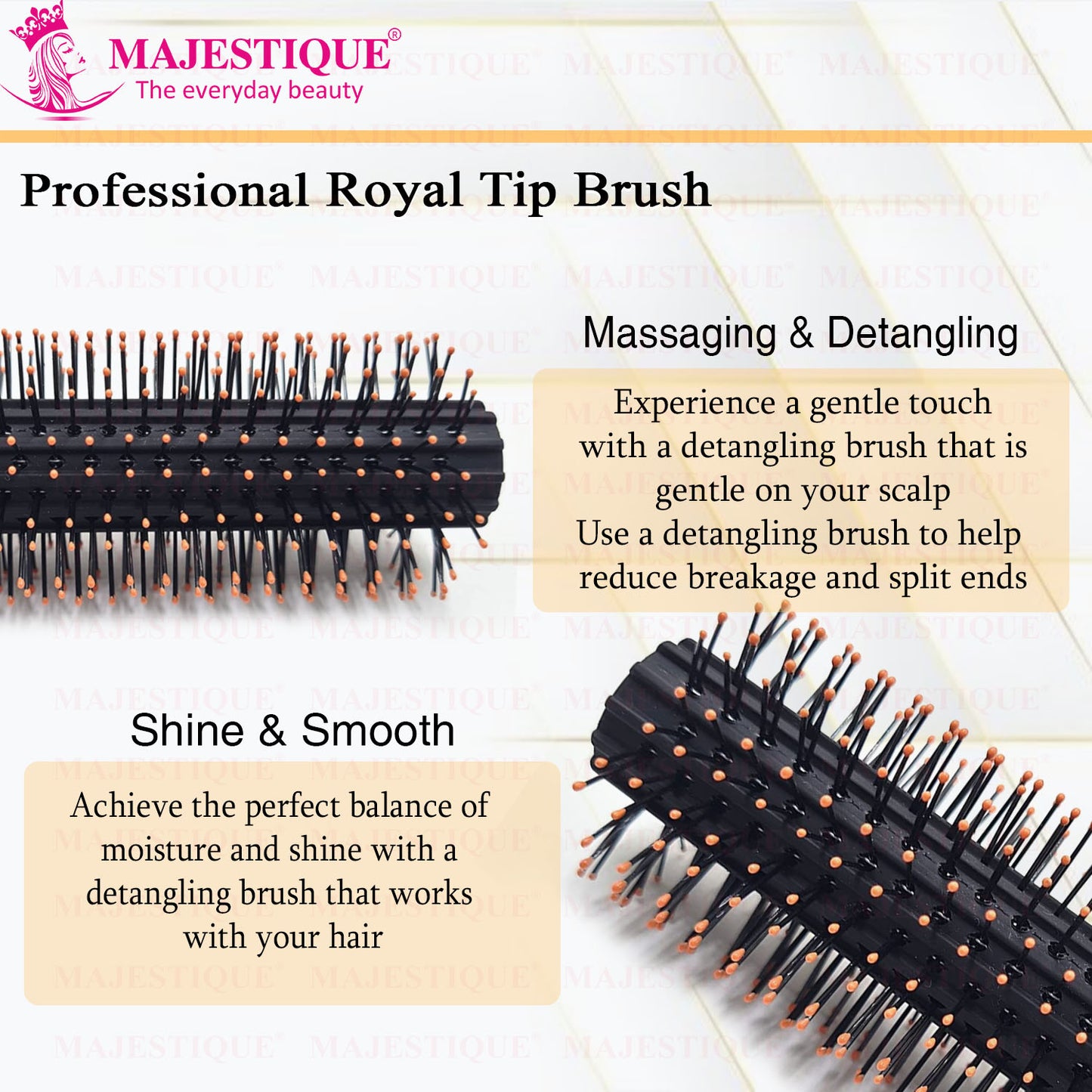 ROLLER ROYAL TIP BLACK BRUSH HR157