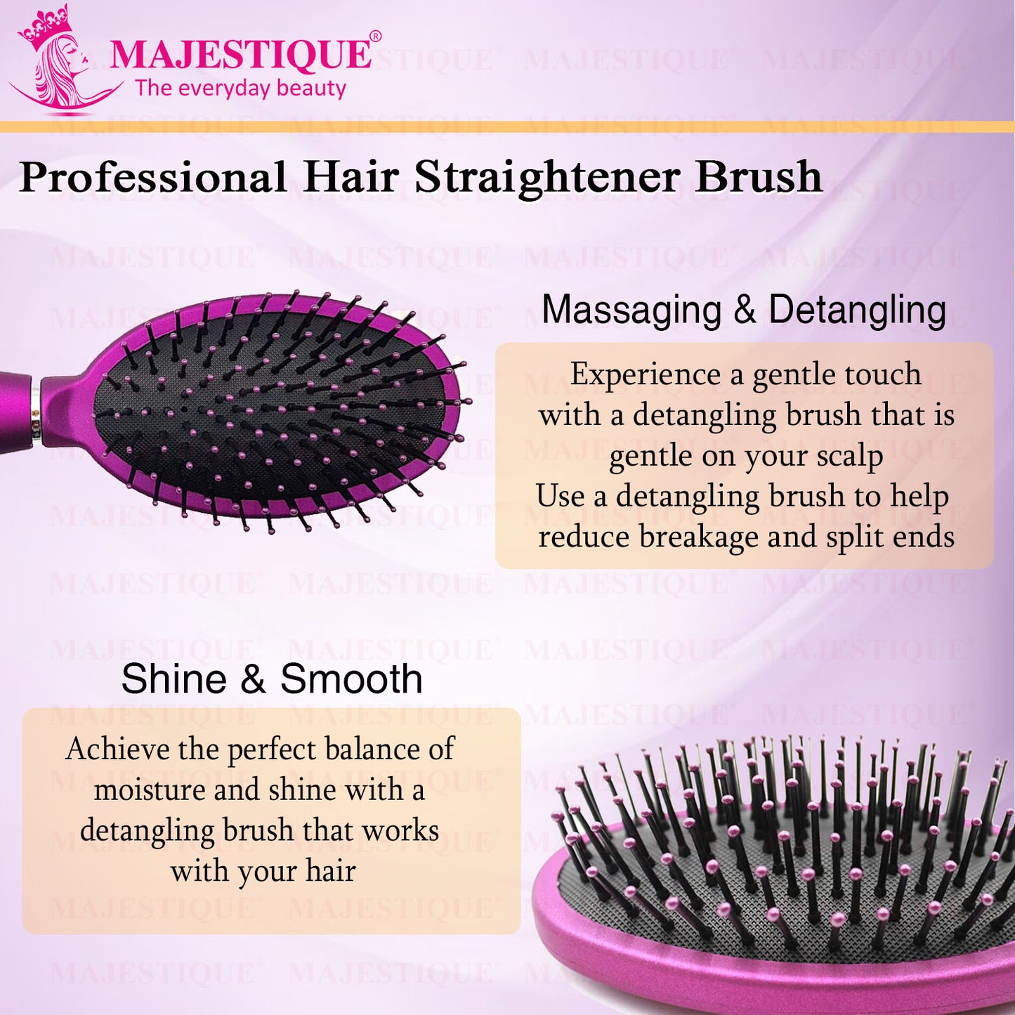 Hair Brush Straightner HR109