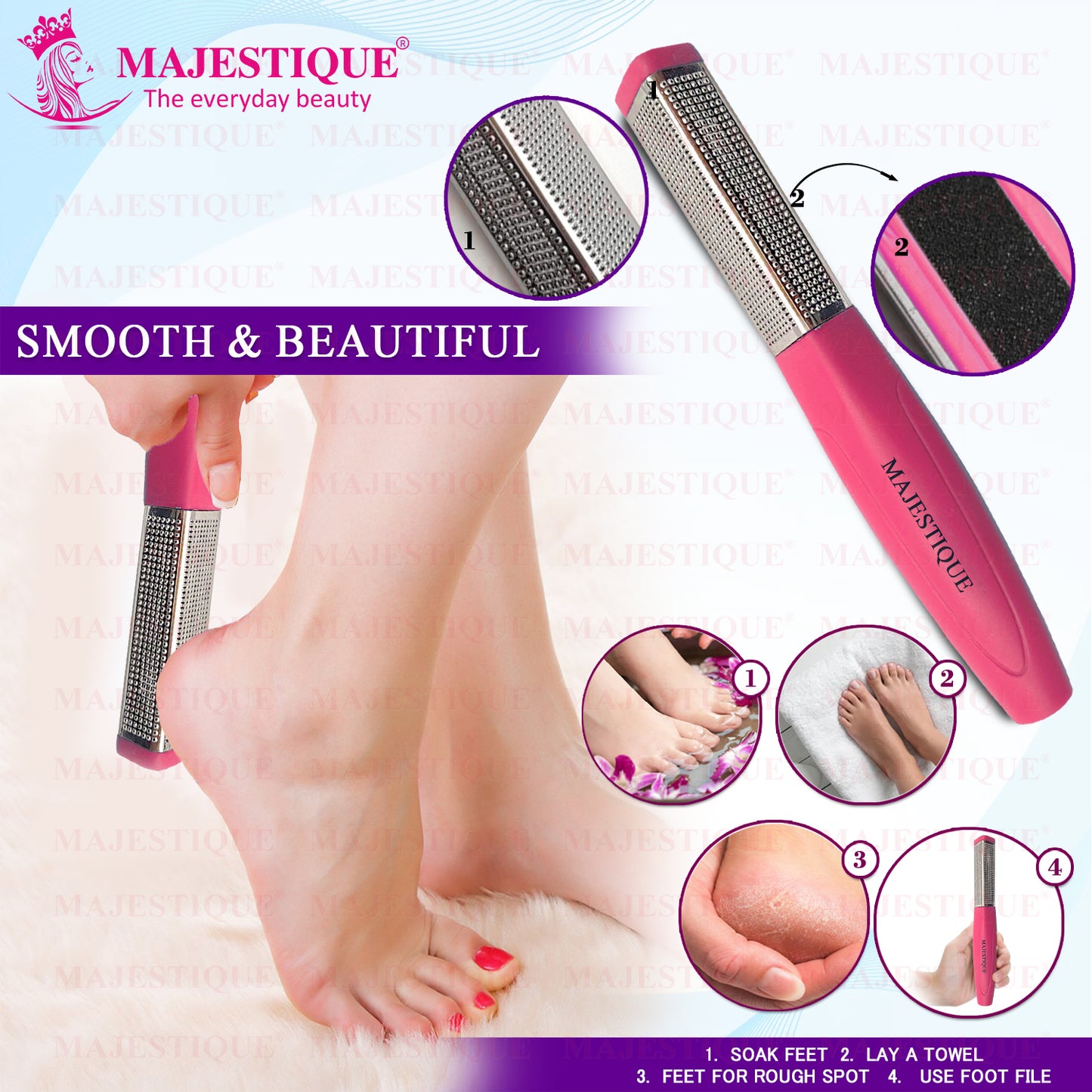 THREE SIDED FOOT FILER Color May Vary FN306