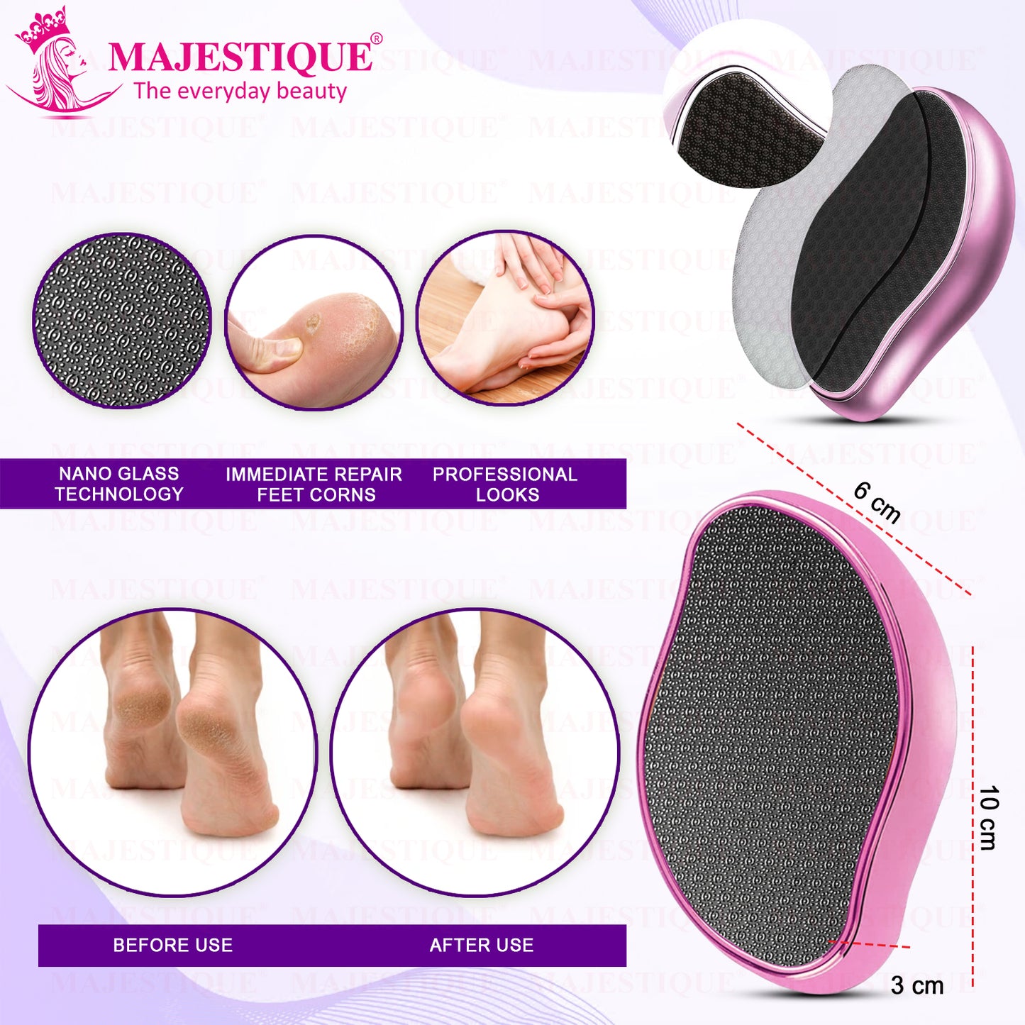 FOOT CLEANSING SET (PACK OF 2) Multicolors FN346