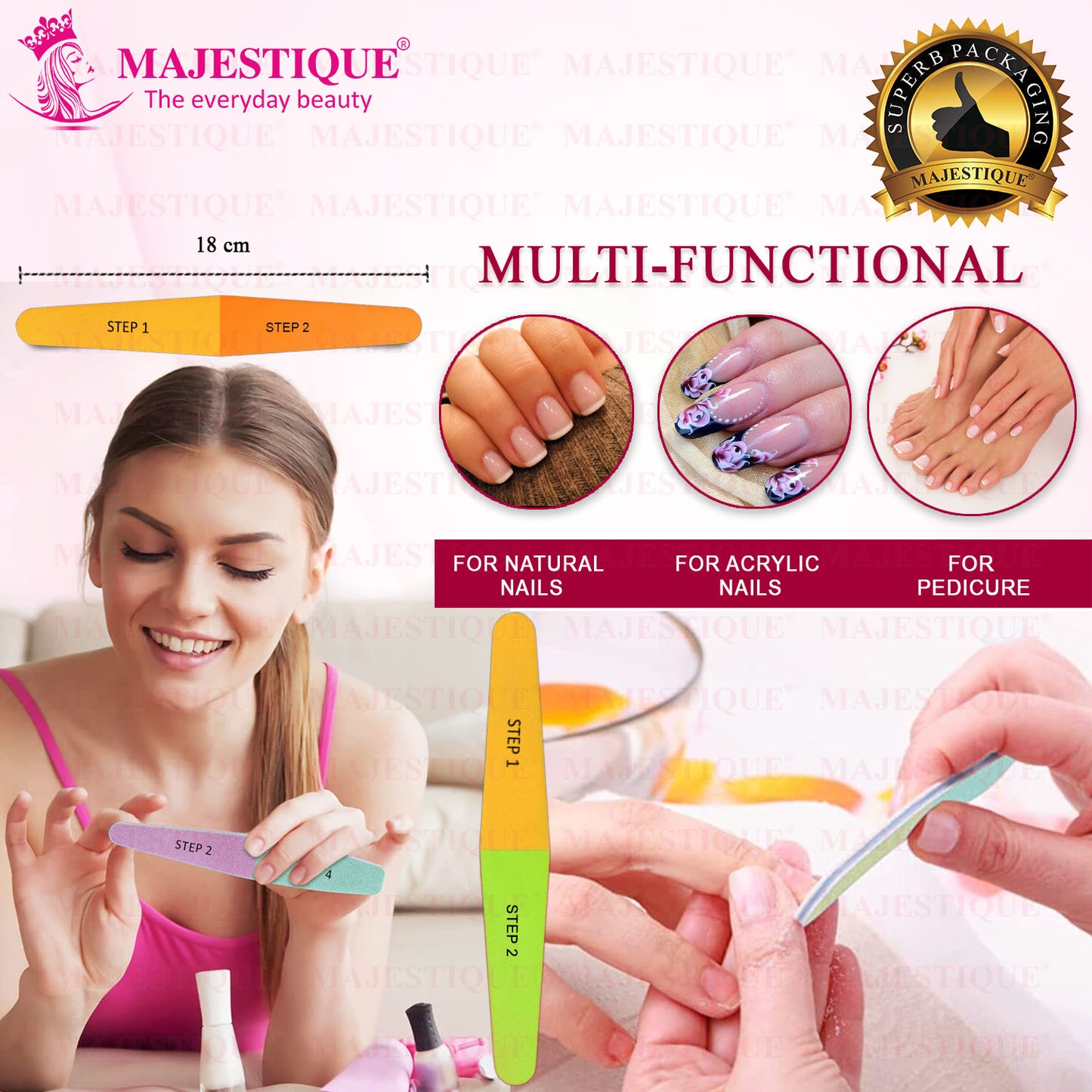4 IN 1 NAIL BUFFER Color May Vary FN325