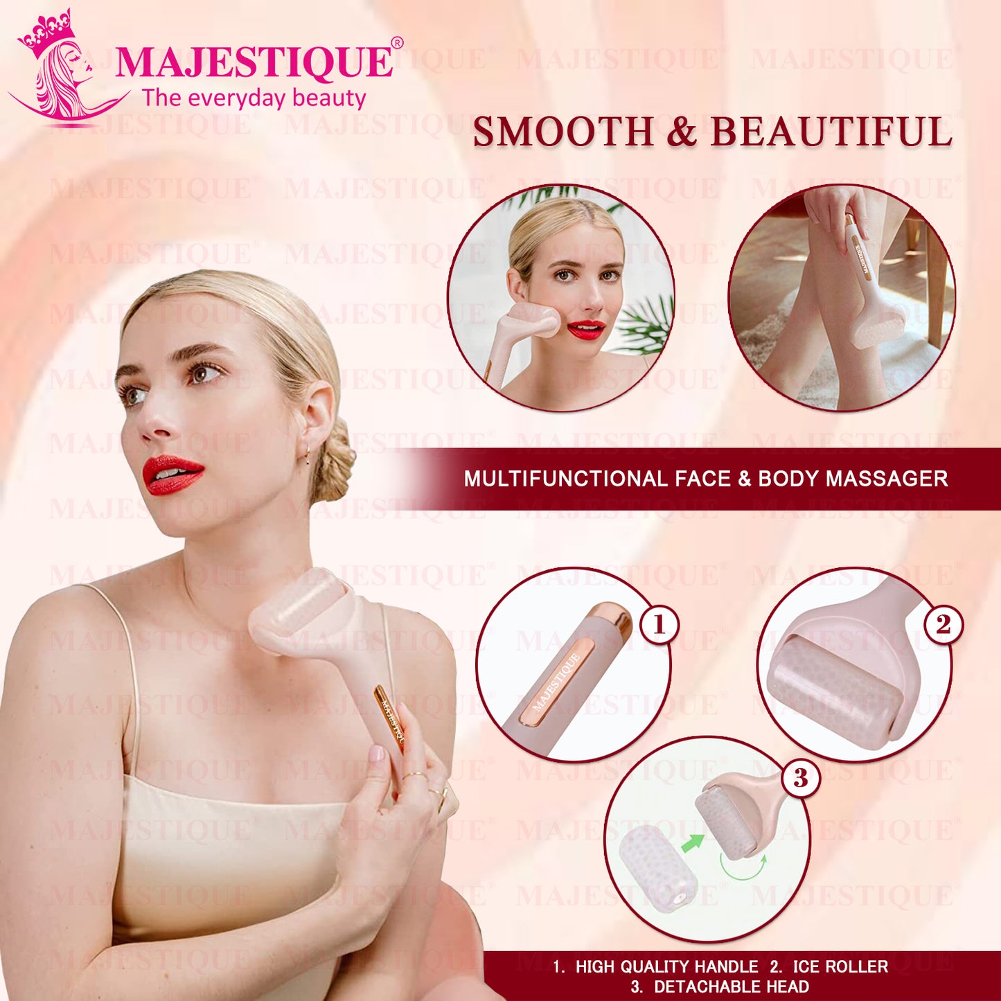 FACE MASSAGER ICE ROLLER FC73
