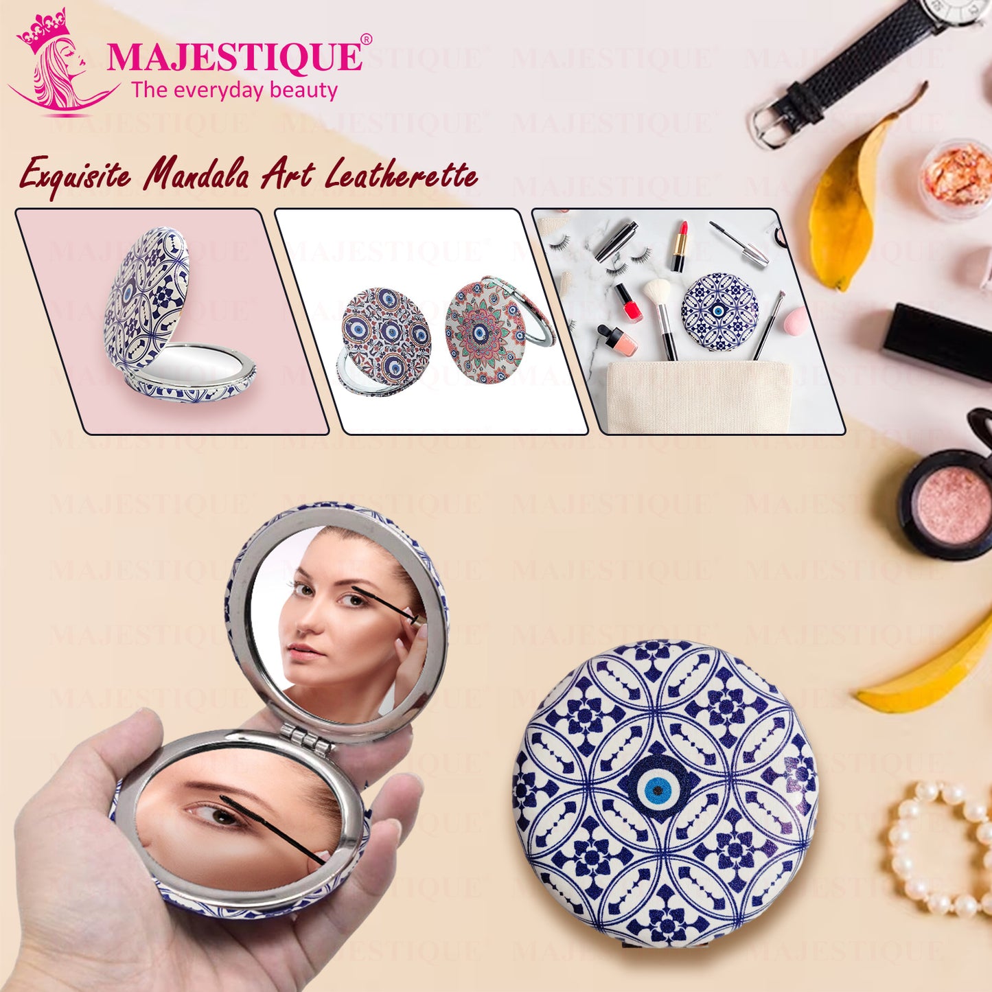 PREMIUM ROUND MAGNIFYING MIRROR Multicolour FC118