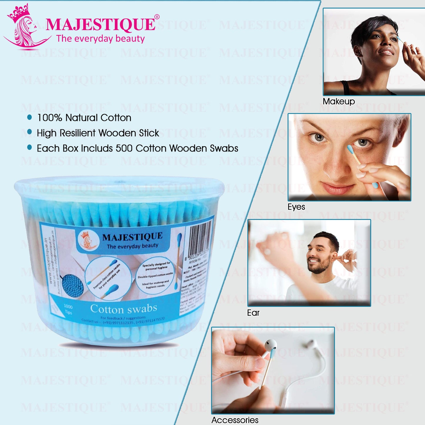 Cotton Swabs (500 Tips) FC2_TWO