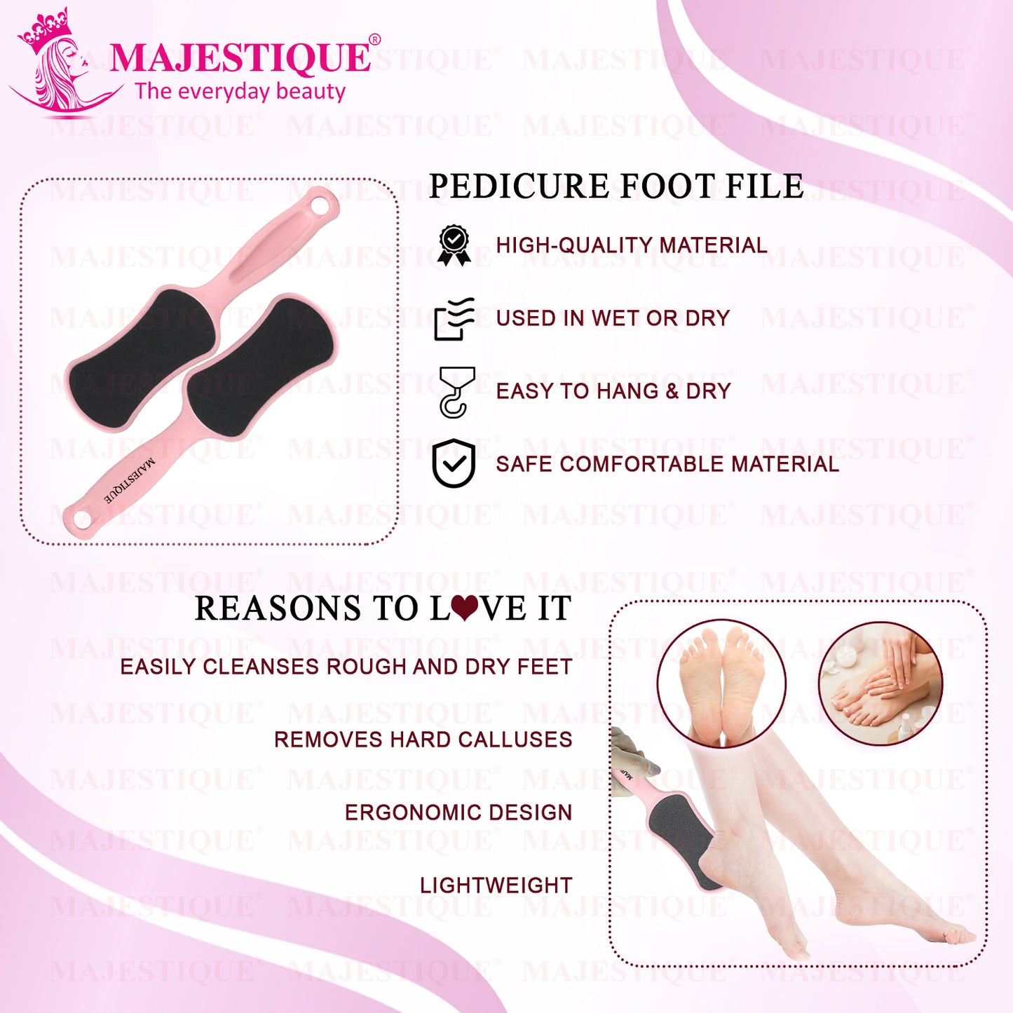 DUAL SIDE PEDICURE FILER  Multicolor-FN302