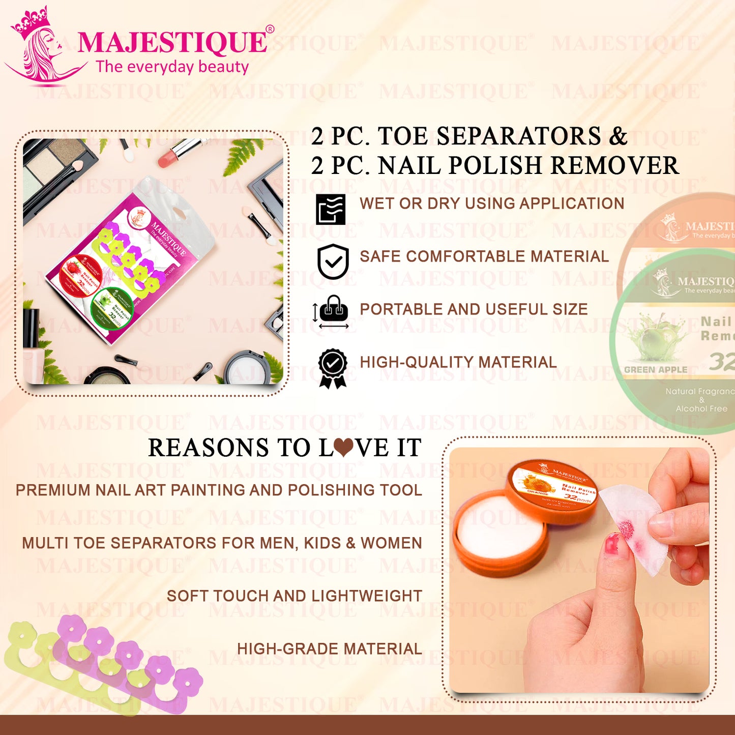 NAIL POLISH REMOVER & SEPARATOR (PACK OF 3) CMB542