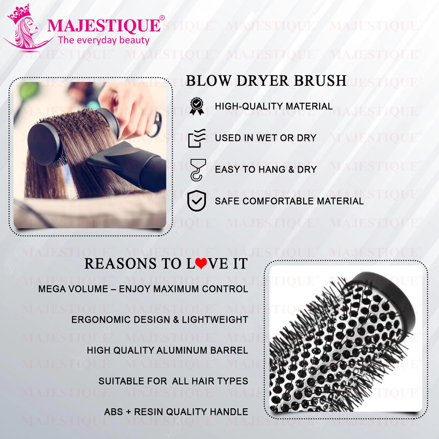 BLOW DRY ROLLER BRUSH LARGE HR142