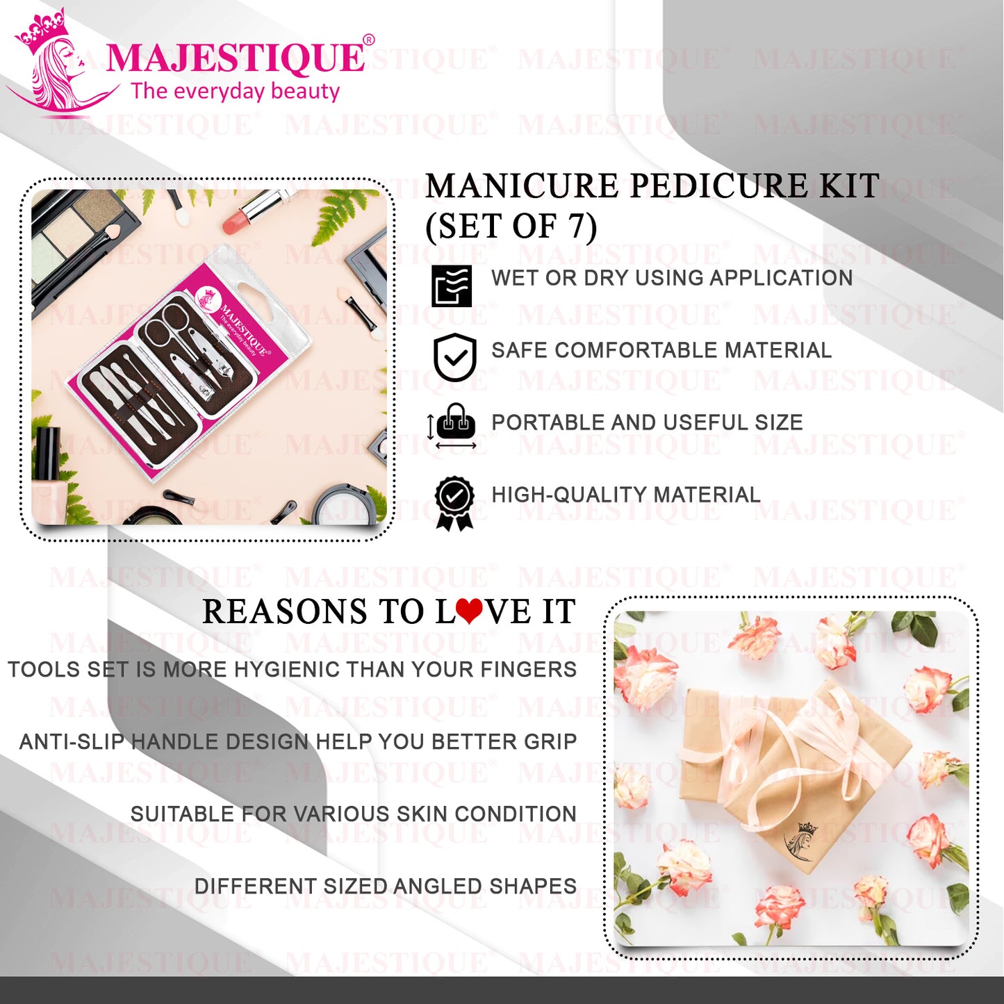 Manicure Pedicure Tool Kit (PACK OF 7) FN318