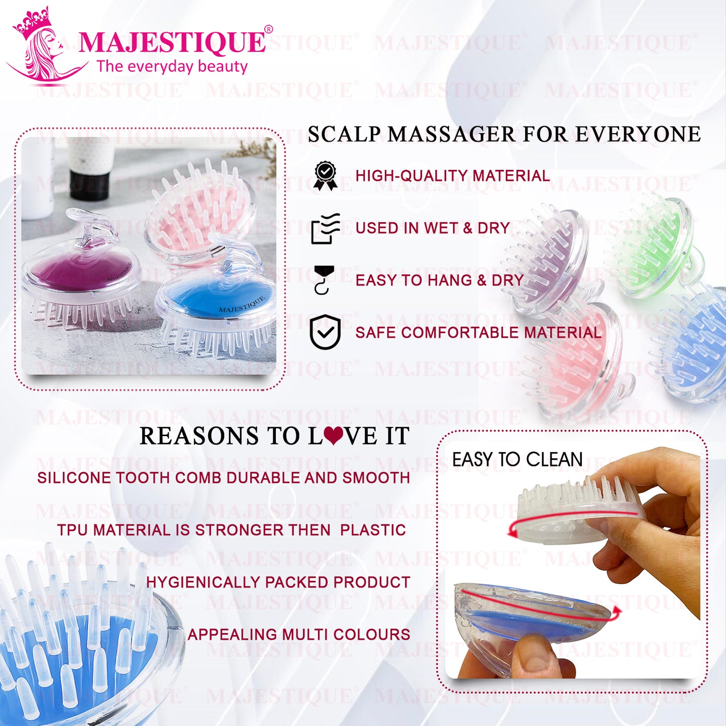 BATH SCALP MASSAGER BA213