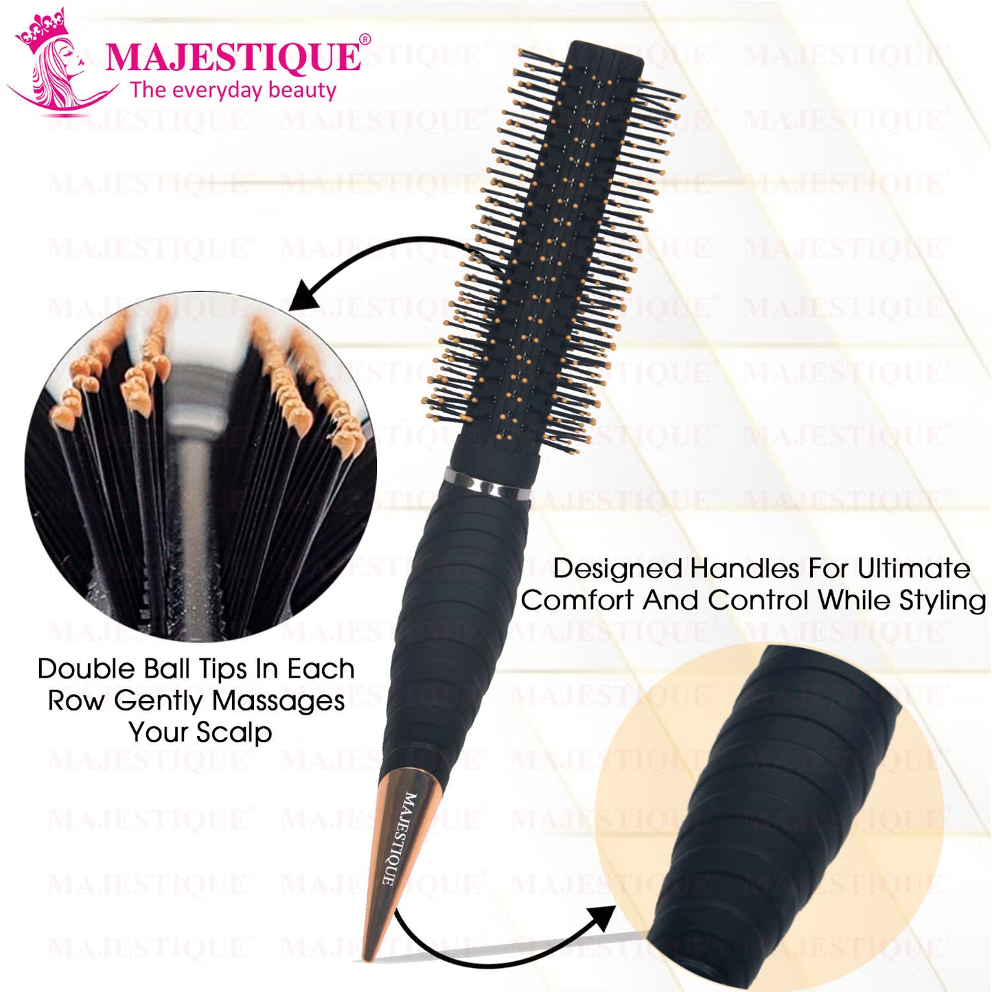 ROLLER ROYAL TIP BLACK BRUSH HR157