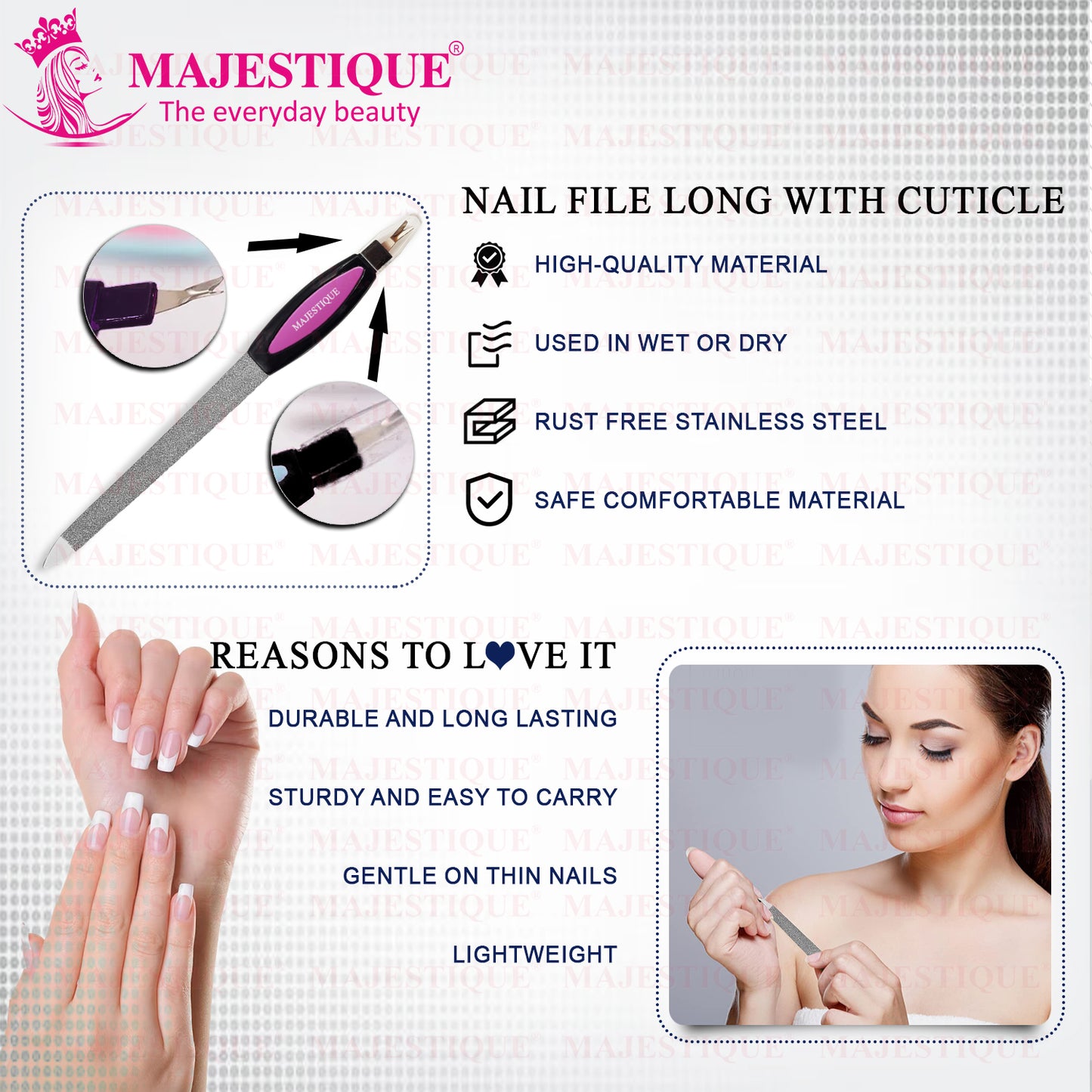 Nail FILER (Long) Multicolor FN315