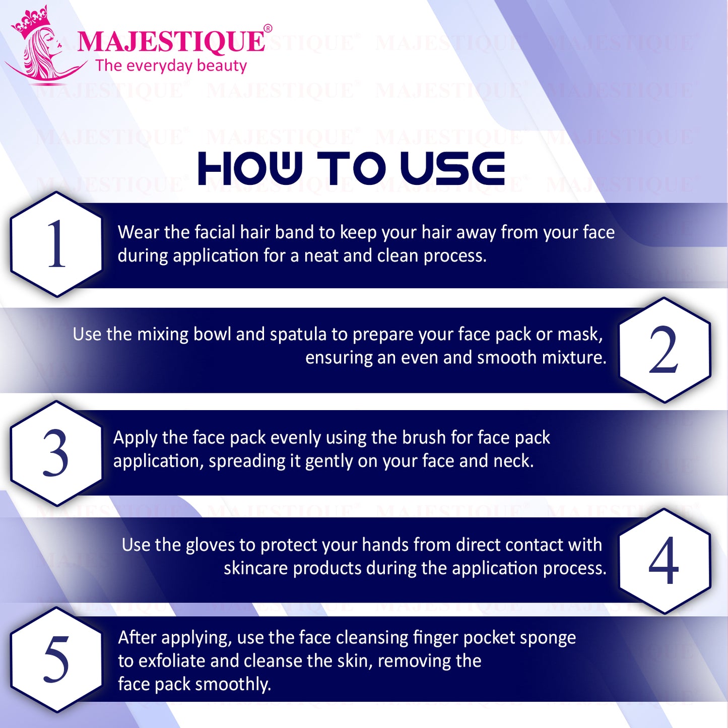 FACE PACK APPLICATOR KIT(6 PCS) FC121