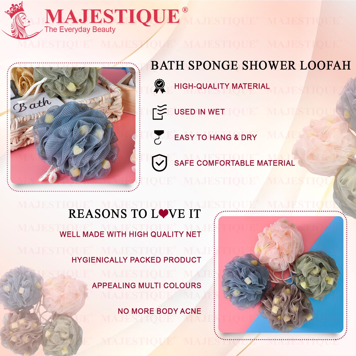 Loofah With Active Spheres BA201
